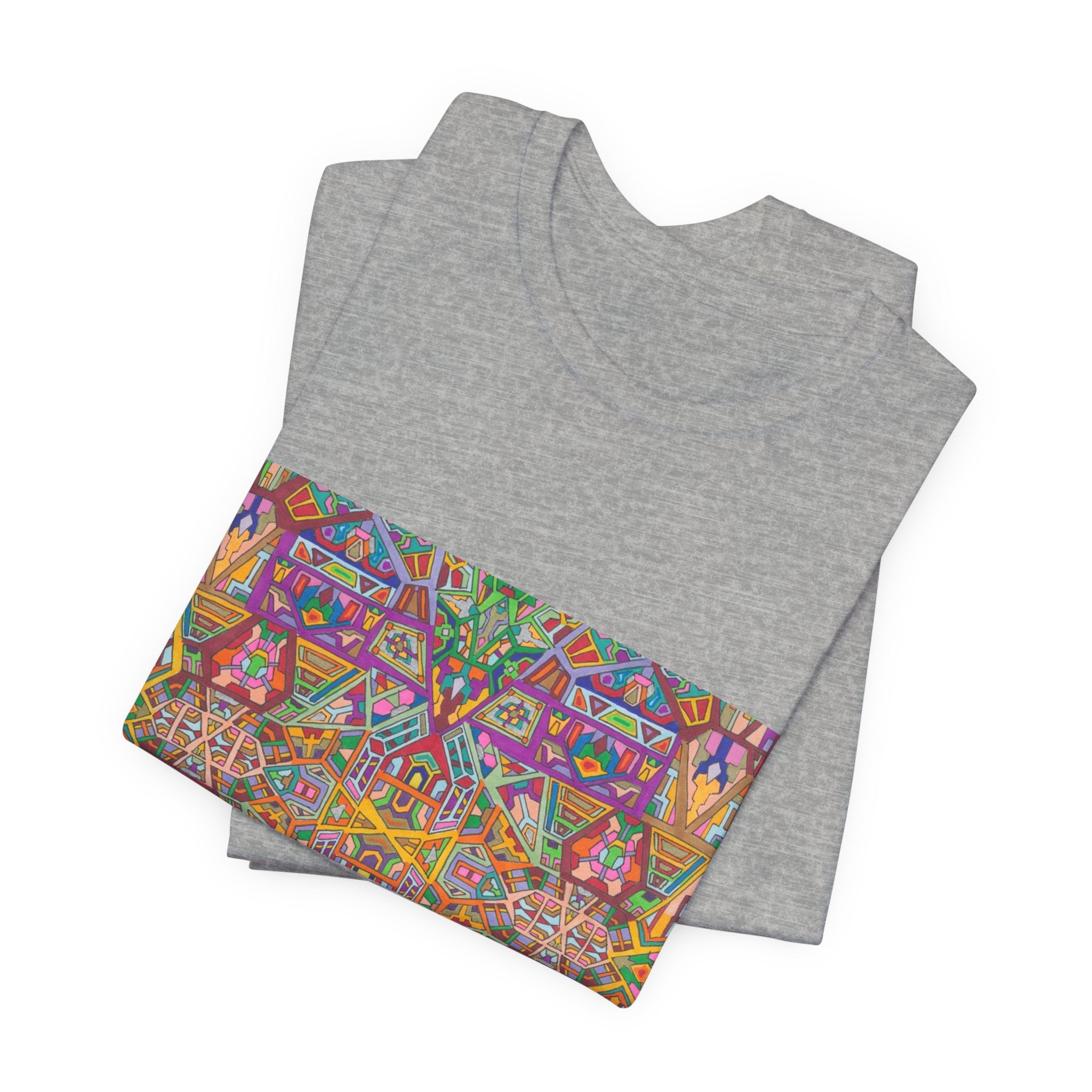 Psychedelic Kaleidoscope Tee — Colorful Mandala Graphic T-Shirt Artwork 2