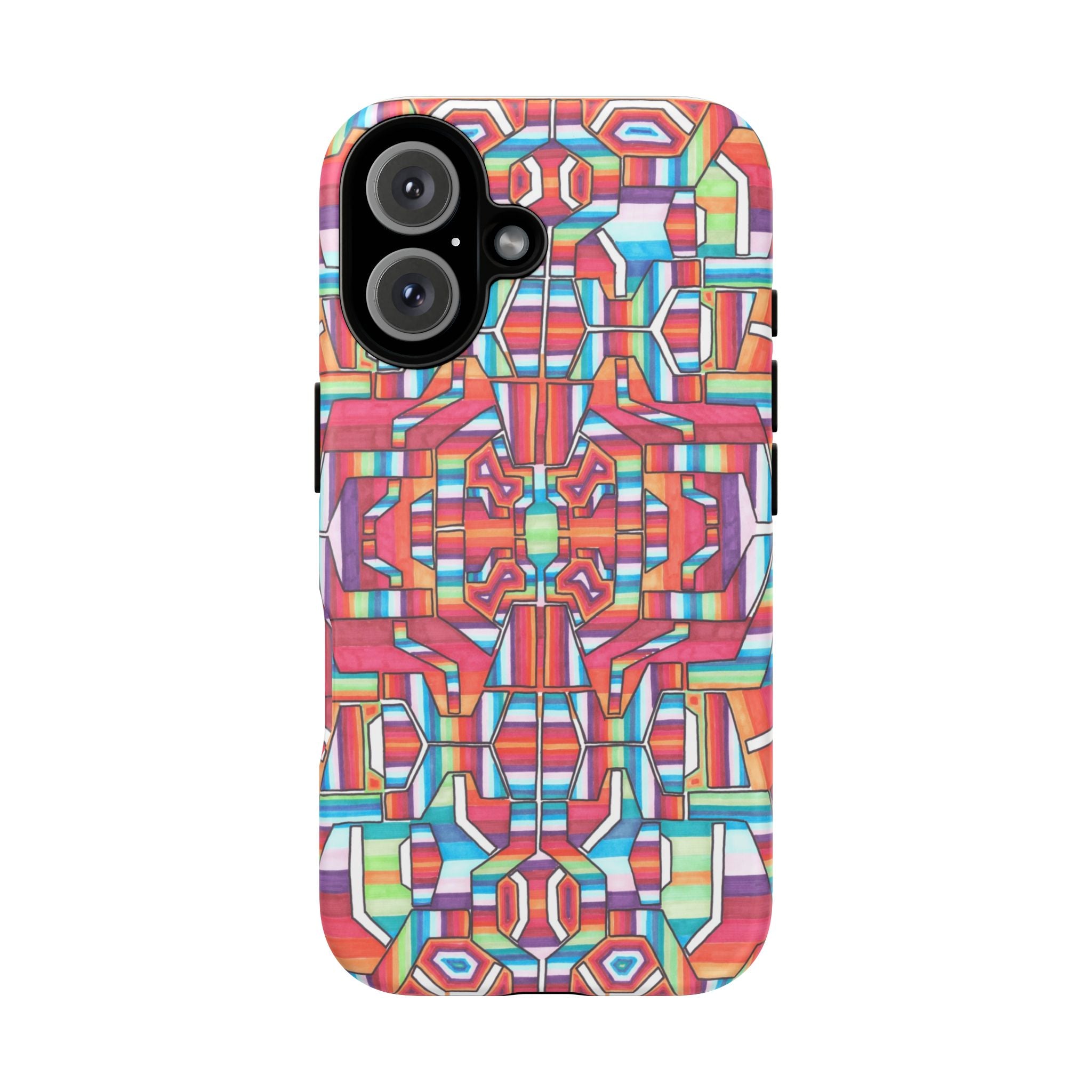 Kaleidoscope Mandala Phone Case — Colorful Protective Tough Case - Artwork 8