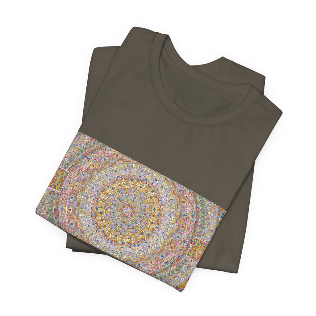 Psychedelic Kaleidoscope Tee — Colorful Mandala Graphic T-Shirt Artwork 7