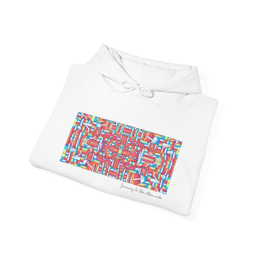 Mandala Folk Art Unisex Hoodie — Vibrant Hand-Drawn Illustration Artwork 8