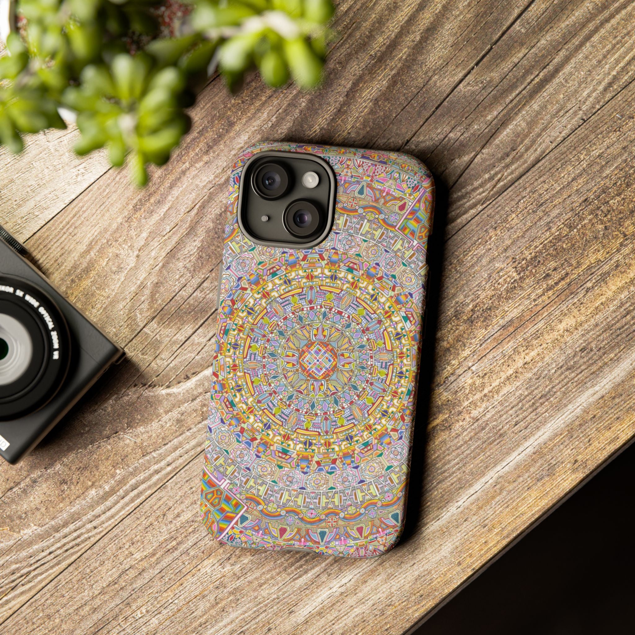 Kaleidoscope Mandala Phone Case — Colorful Protective Tough Case - Artwork 7