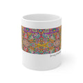Kaleidoscope Mandala Coffee Mug — Colorful Geometric 11oz Ceramic Cup Artwork 2