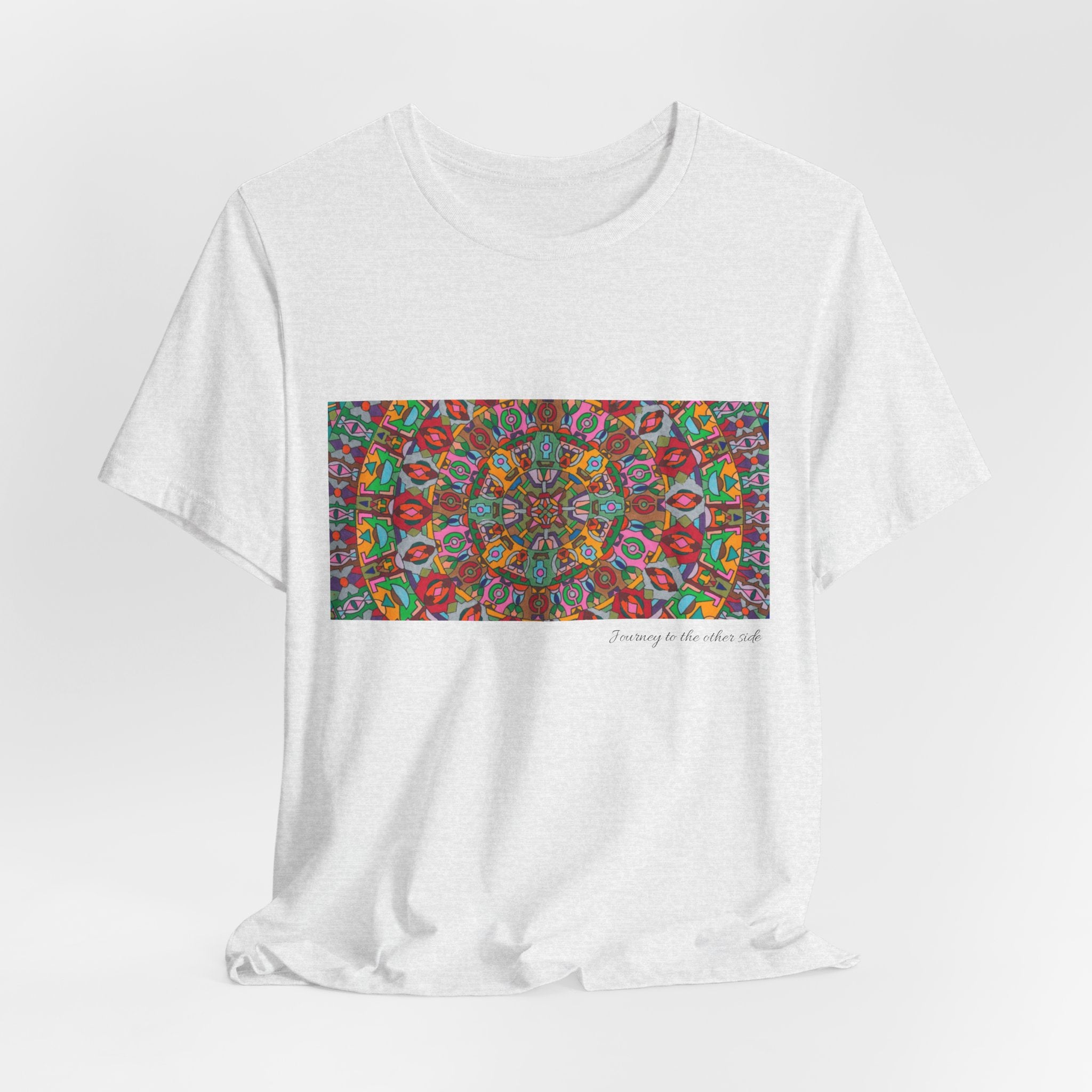 Psychedelic Kaleidoscope Tee — Colorful Mandala Graphic T-Shirt Artwork 1