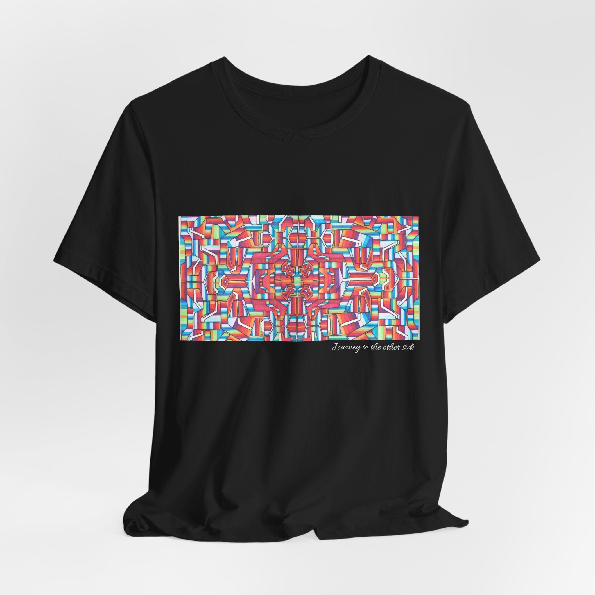 Psychedelic Kaleidoscope Tee — Colorful Mandala Graphic T-Shirt Artwork 8