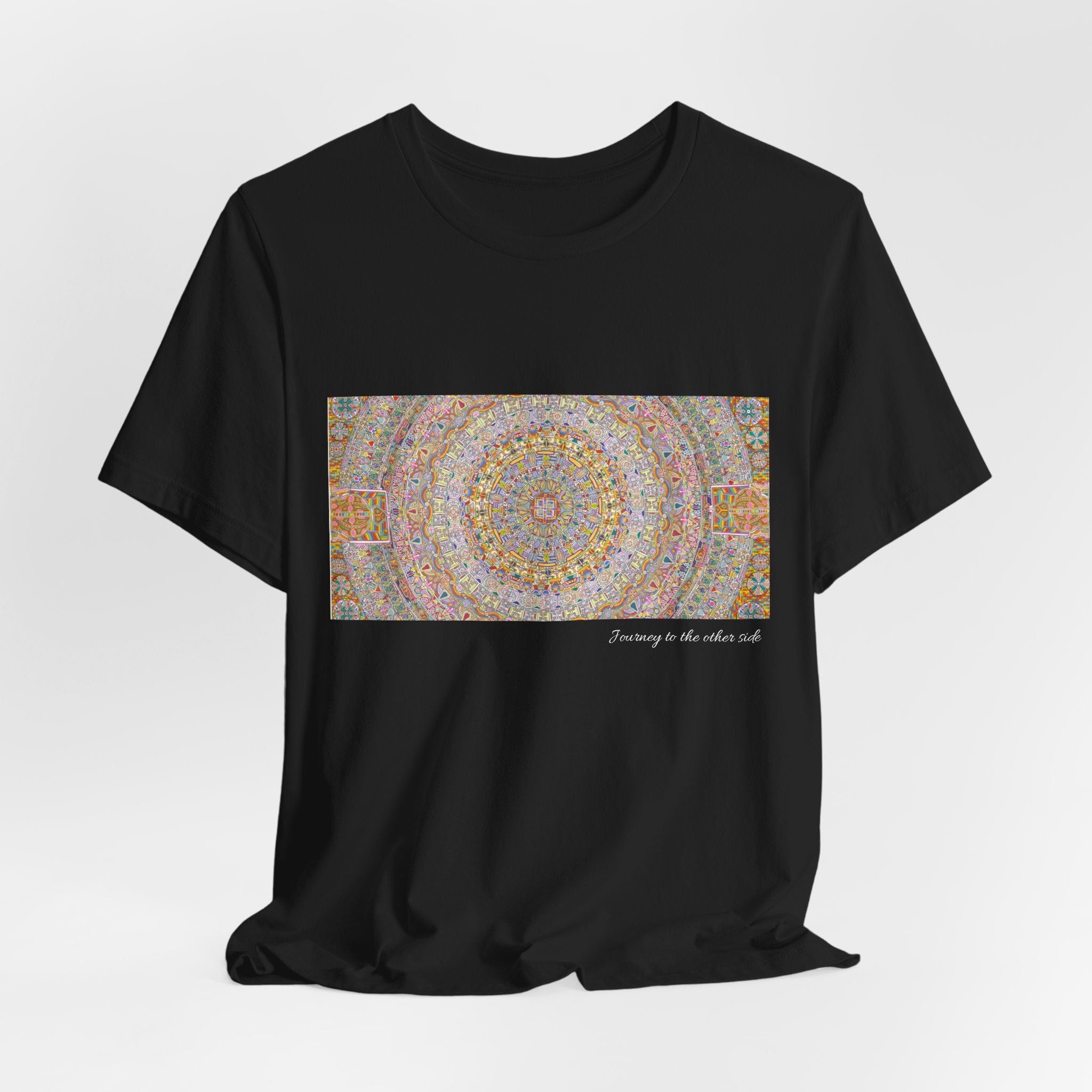 Psychedelic Kaleidoscope Tee — Colorful Mandala Graphic T-Shirt Artwork 7