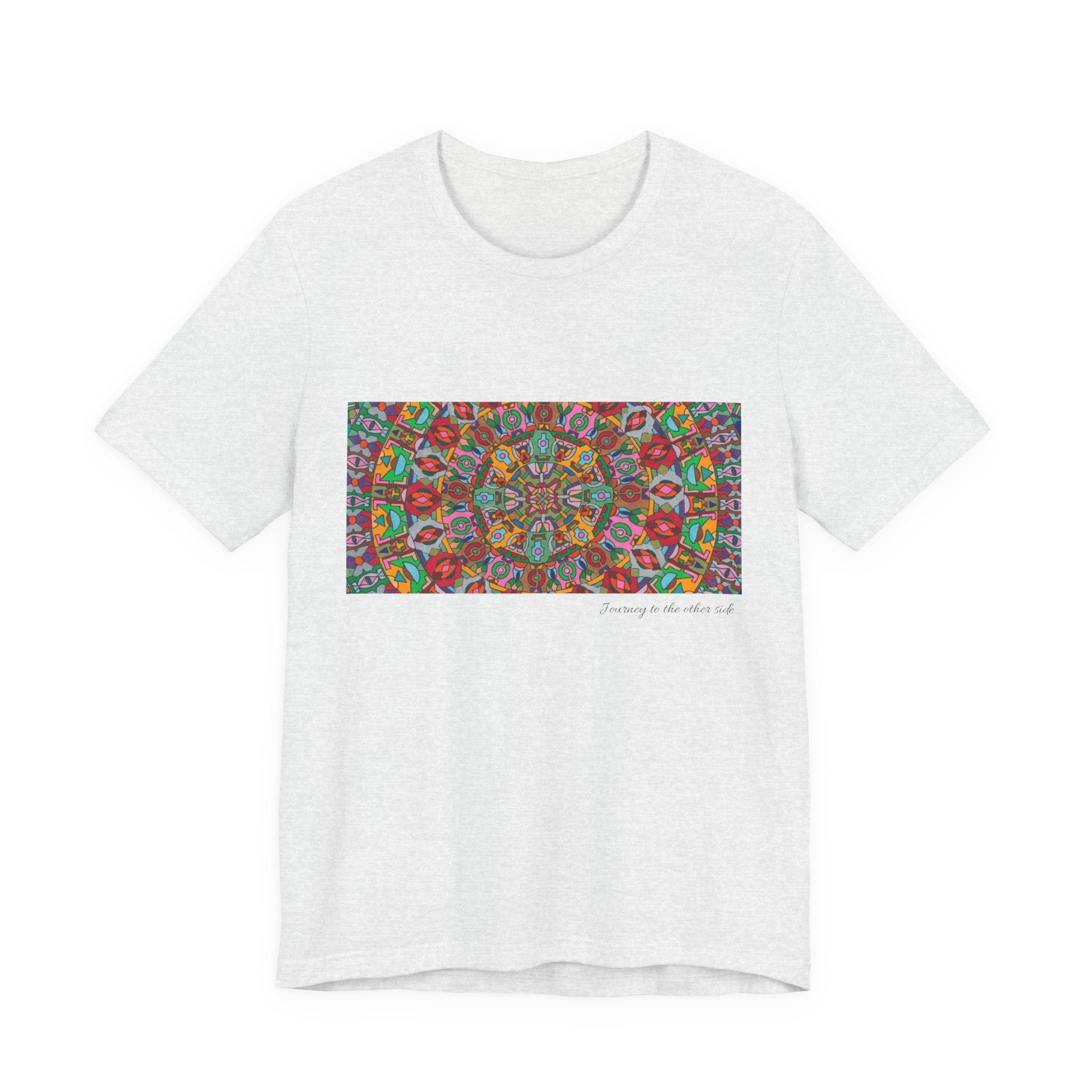 Psychedelic Kaleidoscope Tee — Colorful Mandala Graphic T-Shirt Artwork 1