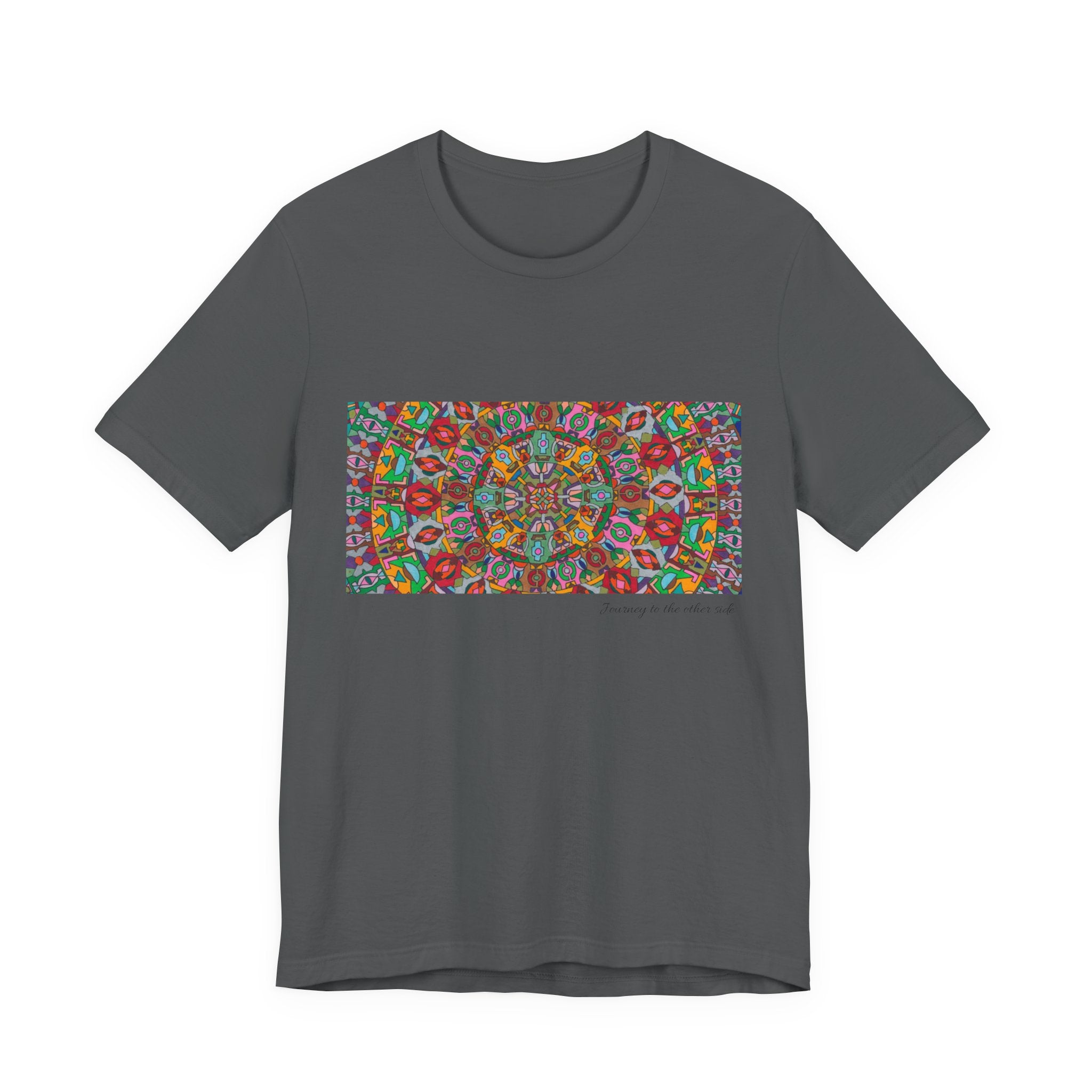 Psychedelic Kaleidoscope Tee — Colorful Mandala Graphic T-Shirt Artwork 1