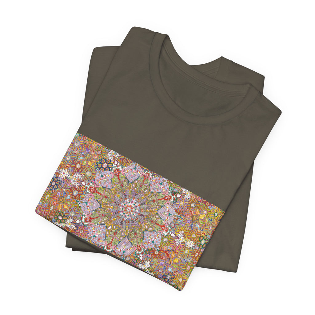 Psychedelic Kaleidoscope Tee — Colorful Mandala Graphic T-Shirt Artwork 6
