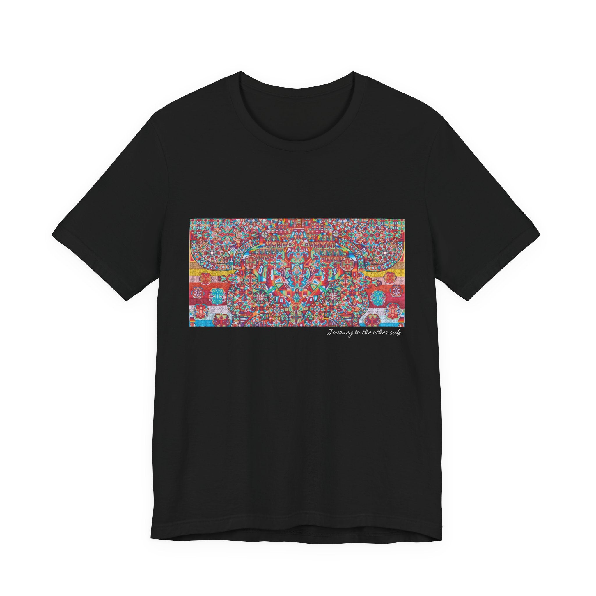 Psychedelic Kaleidoscope Tee — Colorful Mandala Graphic T-Shirt Artwork 4