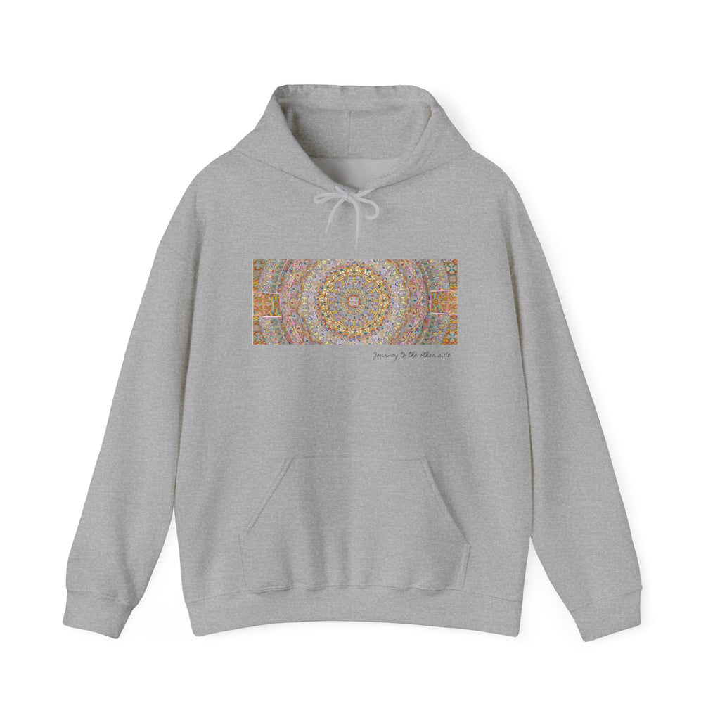 Mandala Folk Art Unisex Hoodie — Vibrant Hand-Drawn Illustration Artwork 7