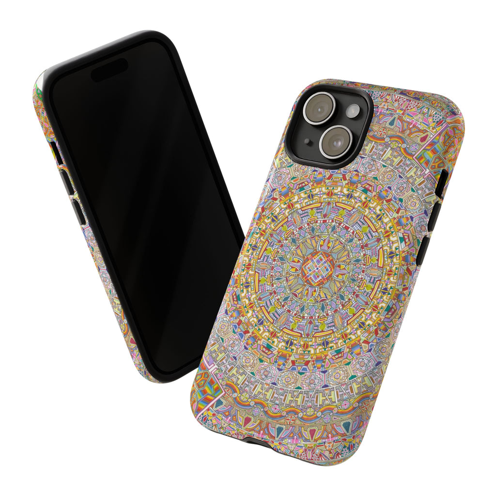 Kaleidoscope Mandala Phone Case — Colorful Protective Tough Case - Artwork 7
