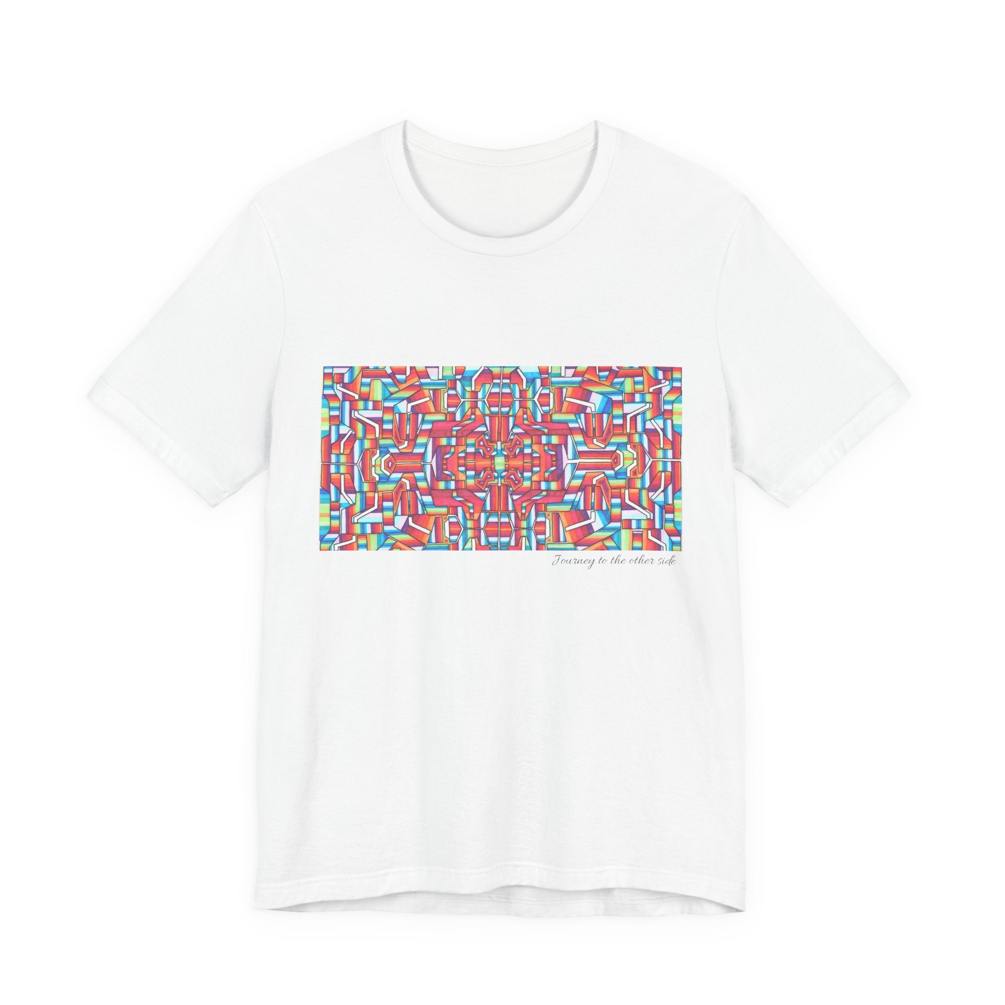 Psychedelic Kaleidoscope Tee — Colorful Mandala Graphic T-Shirt Artwork 8