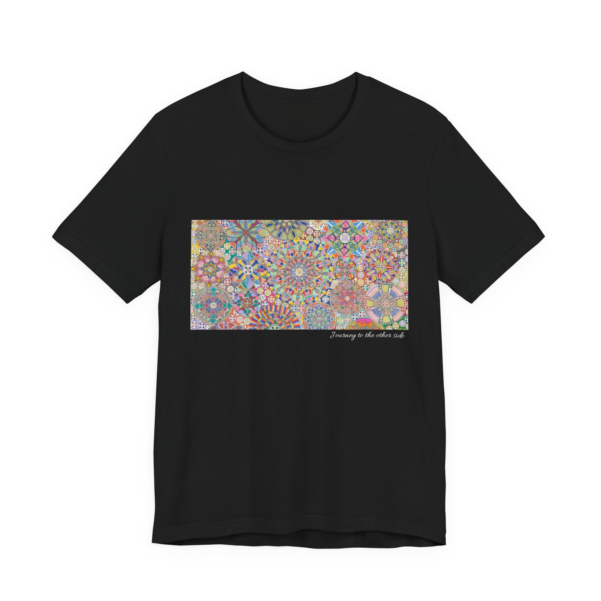 Psychedelic Kaleidoscope Tee — Colorful Mandala Graphic T-Shirt Artwork 5