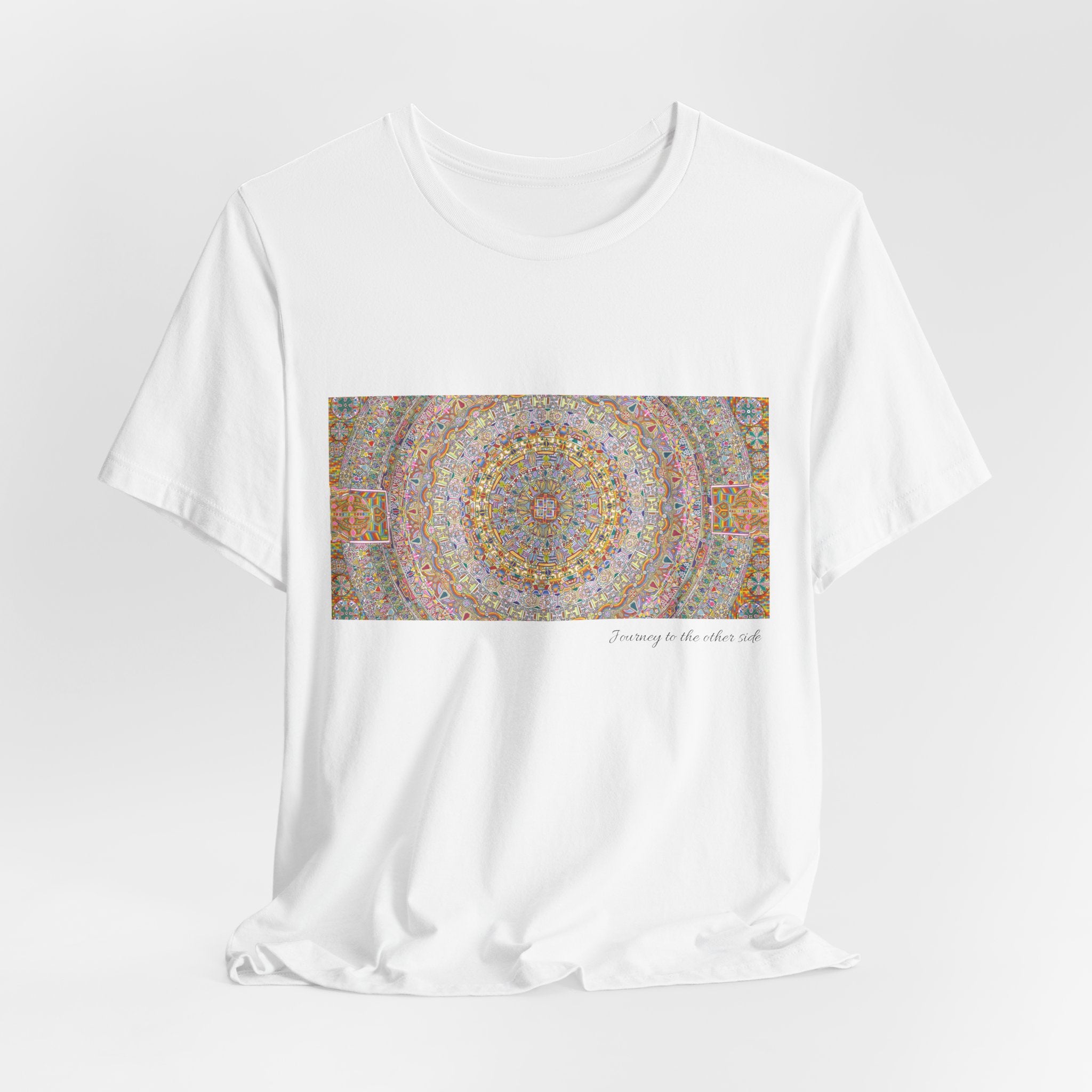 Psychedelic Kaleidoscope Tee — Colorful Mandala Graphic T-Shirt Artwork 7