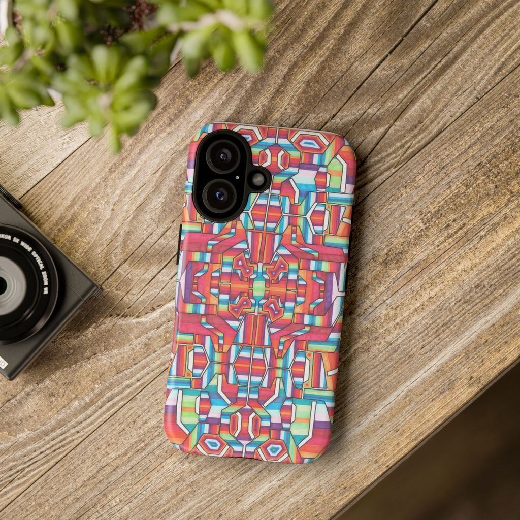 Kaleidoscope Mandala Phone Case — Colorful Protective Tough Case - Artwork 8