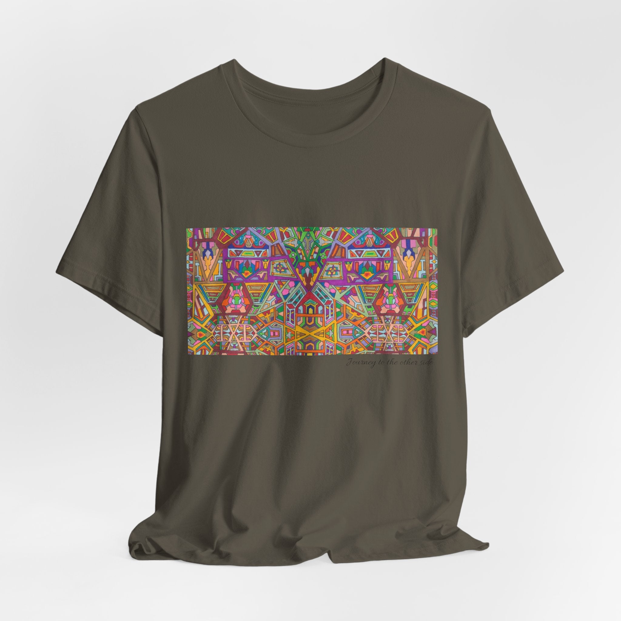 Psychedelic Kaleidoscope Tee — Colorful Mandala Graphic T-Shirt Artwork 2