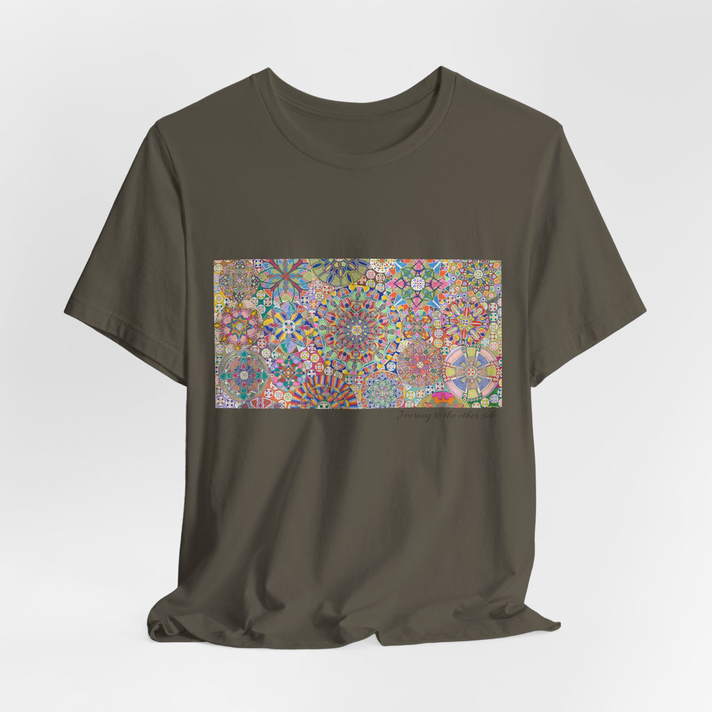 Psychedelic Kaleidoscope Tee — Colorful Mandala Graphic T-Shirt Artwork 5