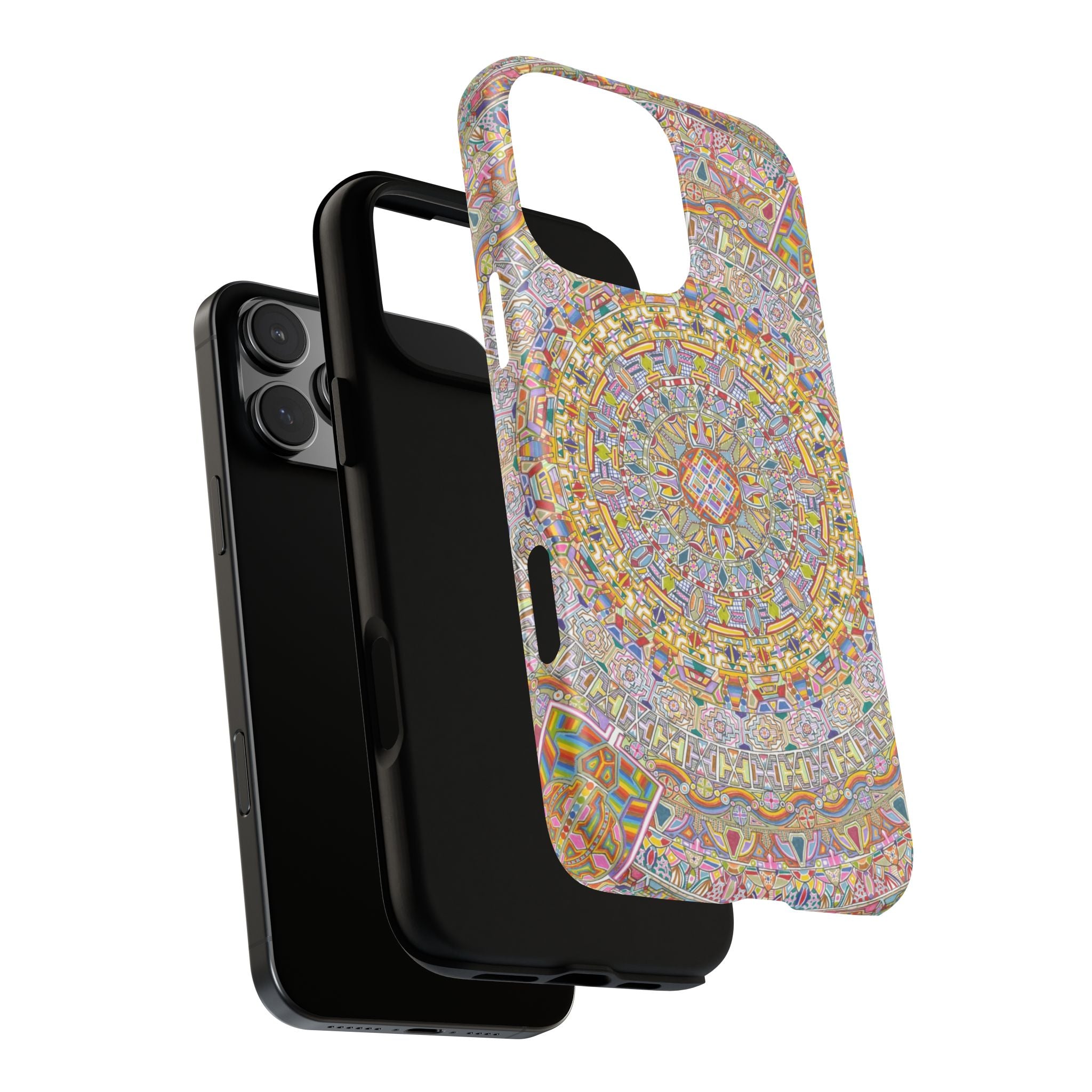 Kaleidoscope Mandala Phone Case — Colorful Protective Tough Case - Artwork 7
