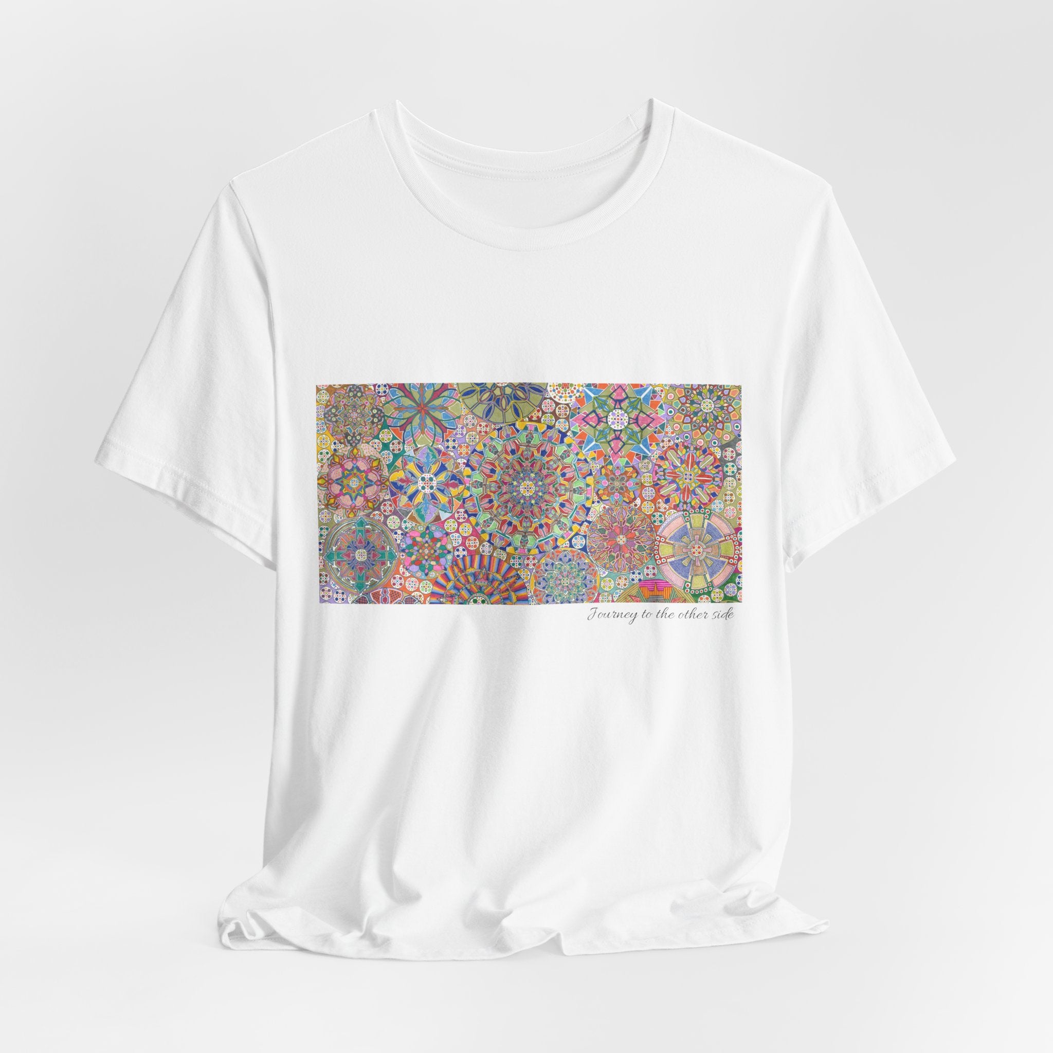 Psychedelic Kaleidoscope Tee — Colorful Mandala Graphic T-Shirt Artwork 5