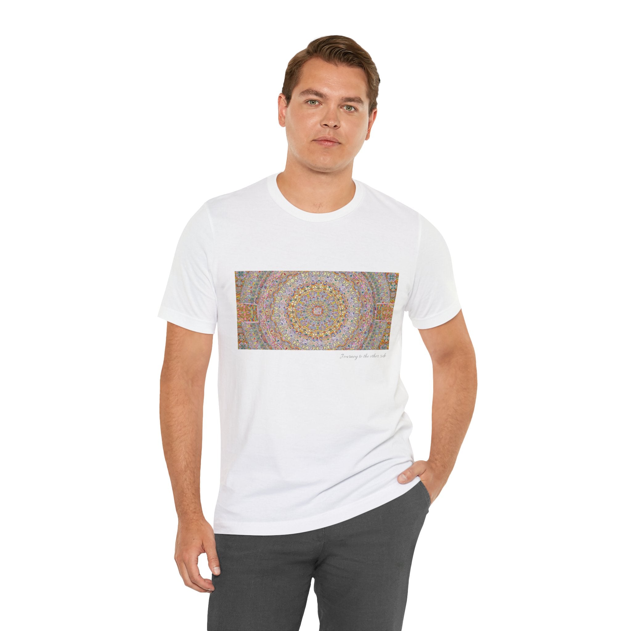 Psychedelic Kaleidoscope Tee — Colorful Mandala Graphic T-Shirt Artwork 7