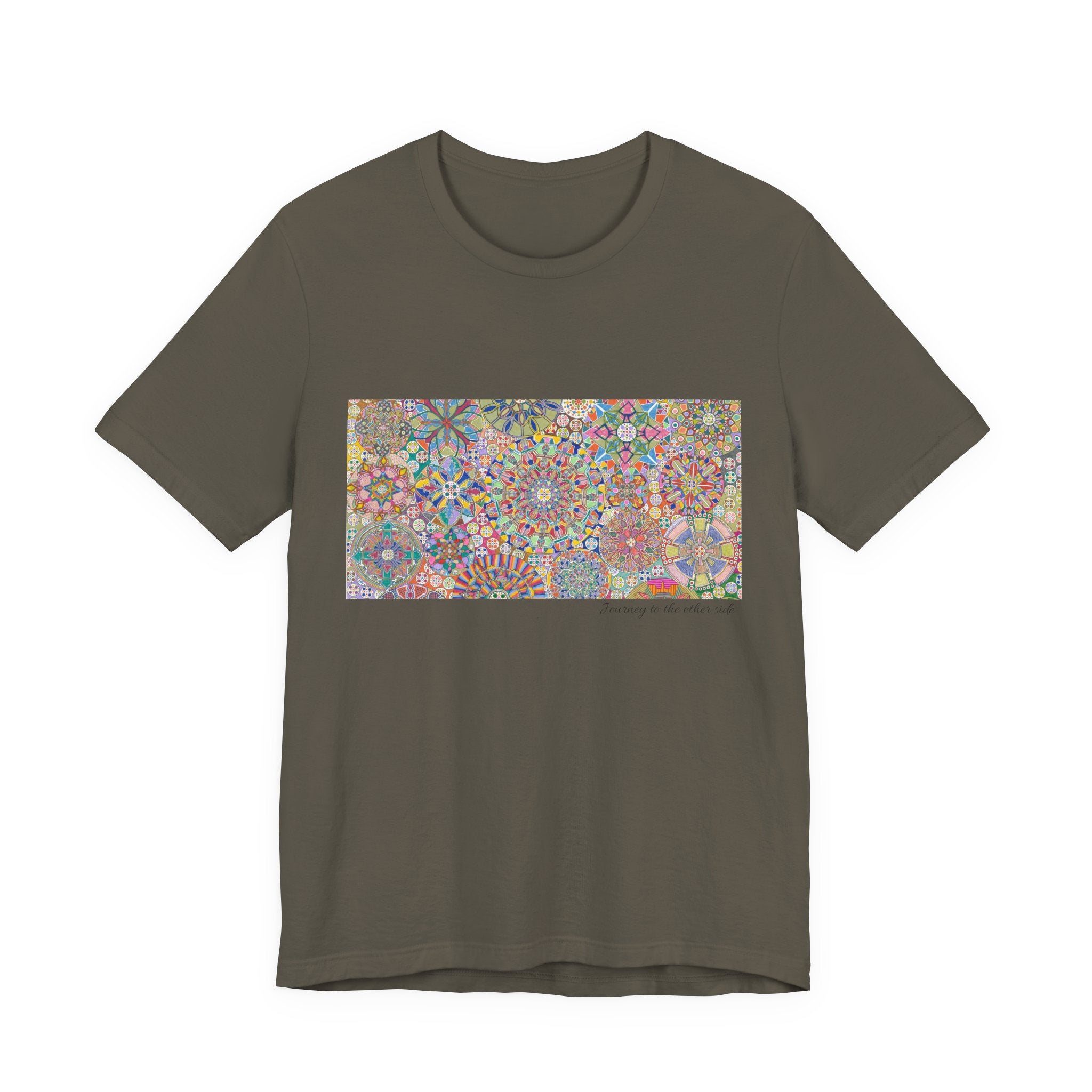 Psychedelic Kaleidoscope Tee — Colorful Mandala Graphic T-Shirt Artwork 5