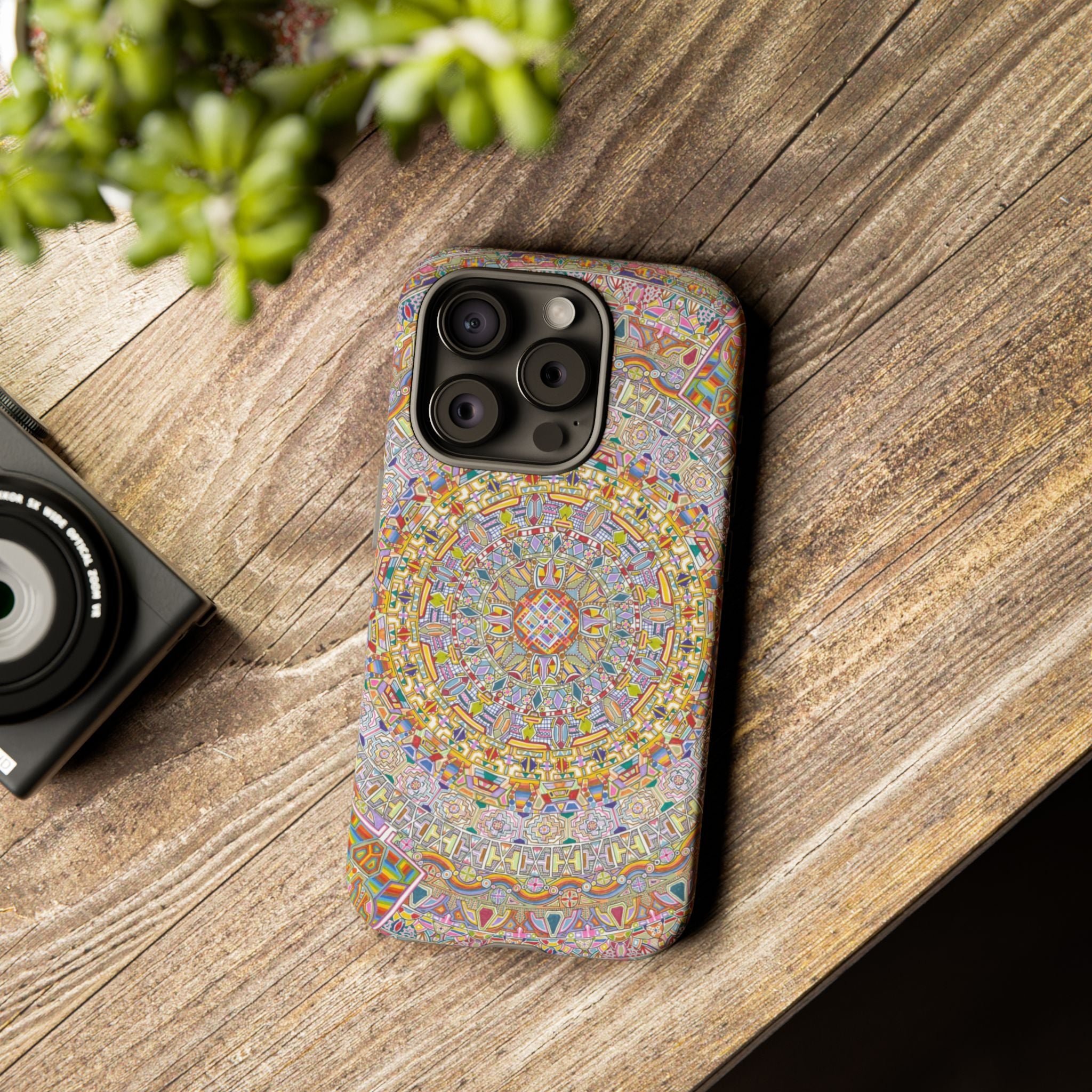Kaleidoscope Mandala Phone Case — Colorful Protective Tough Case - Artwork 7