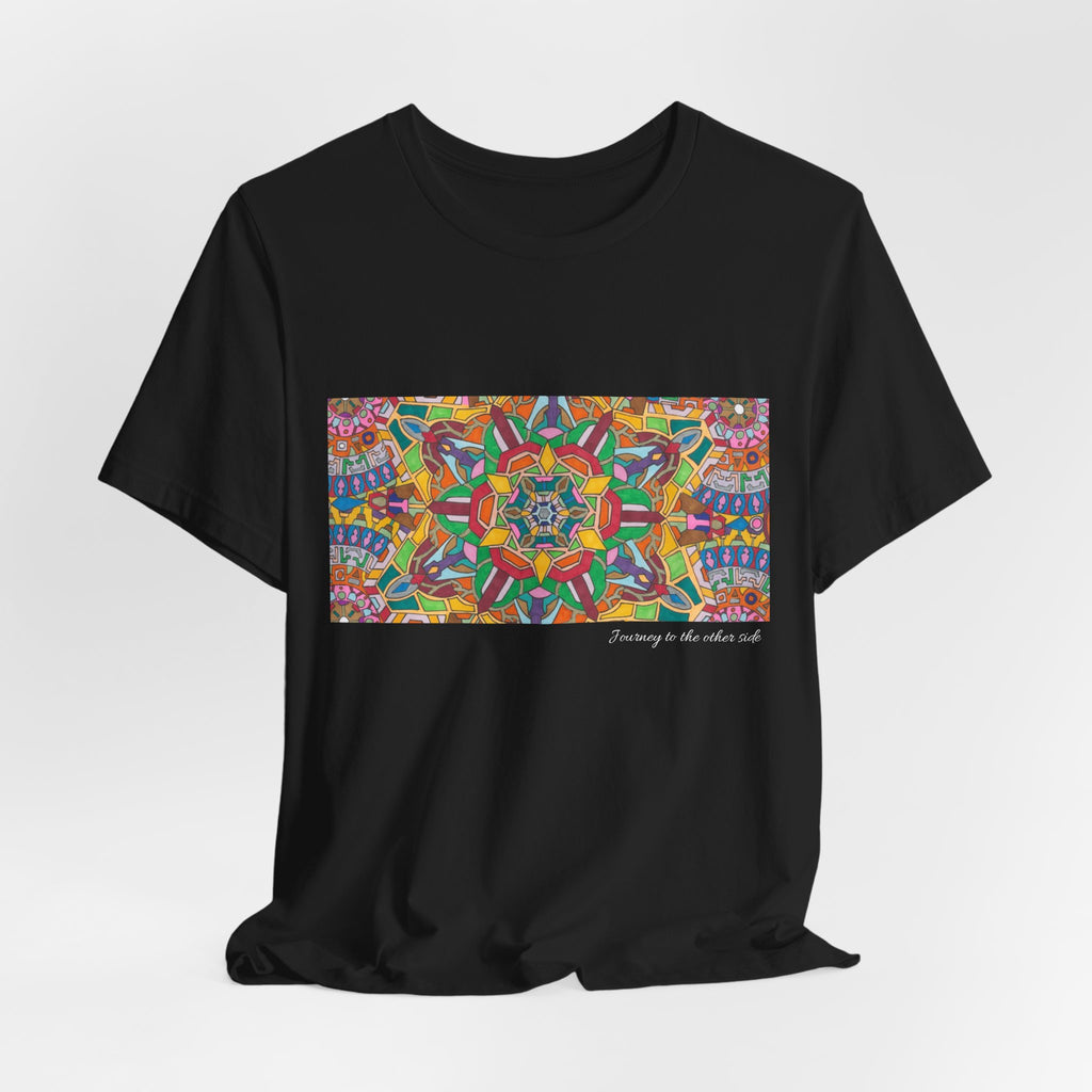 Psychedelic Kaleidoscope Tee — Colorful Mandala Graphic T-Shirt Artwork 3