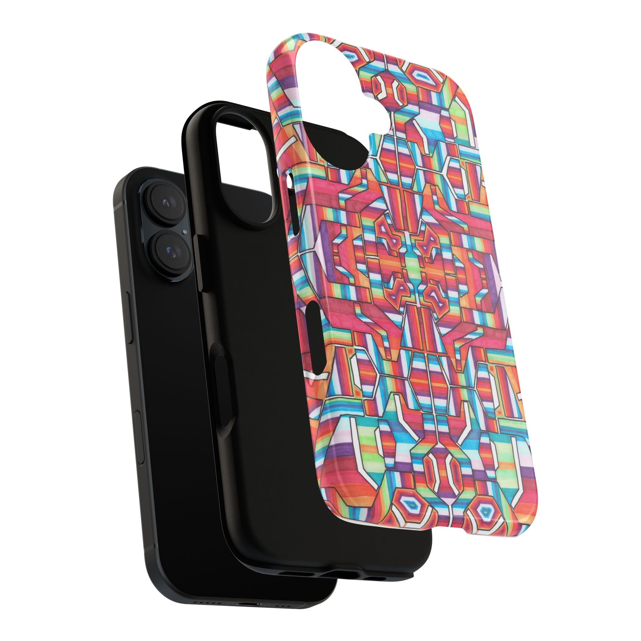 Kaleidoscope Mandala Phone Case — Colorful Protective Tough Case - Artwork 8