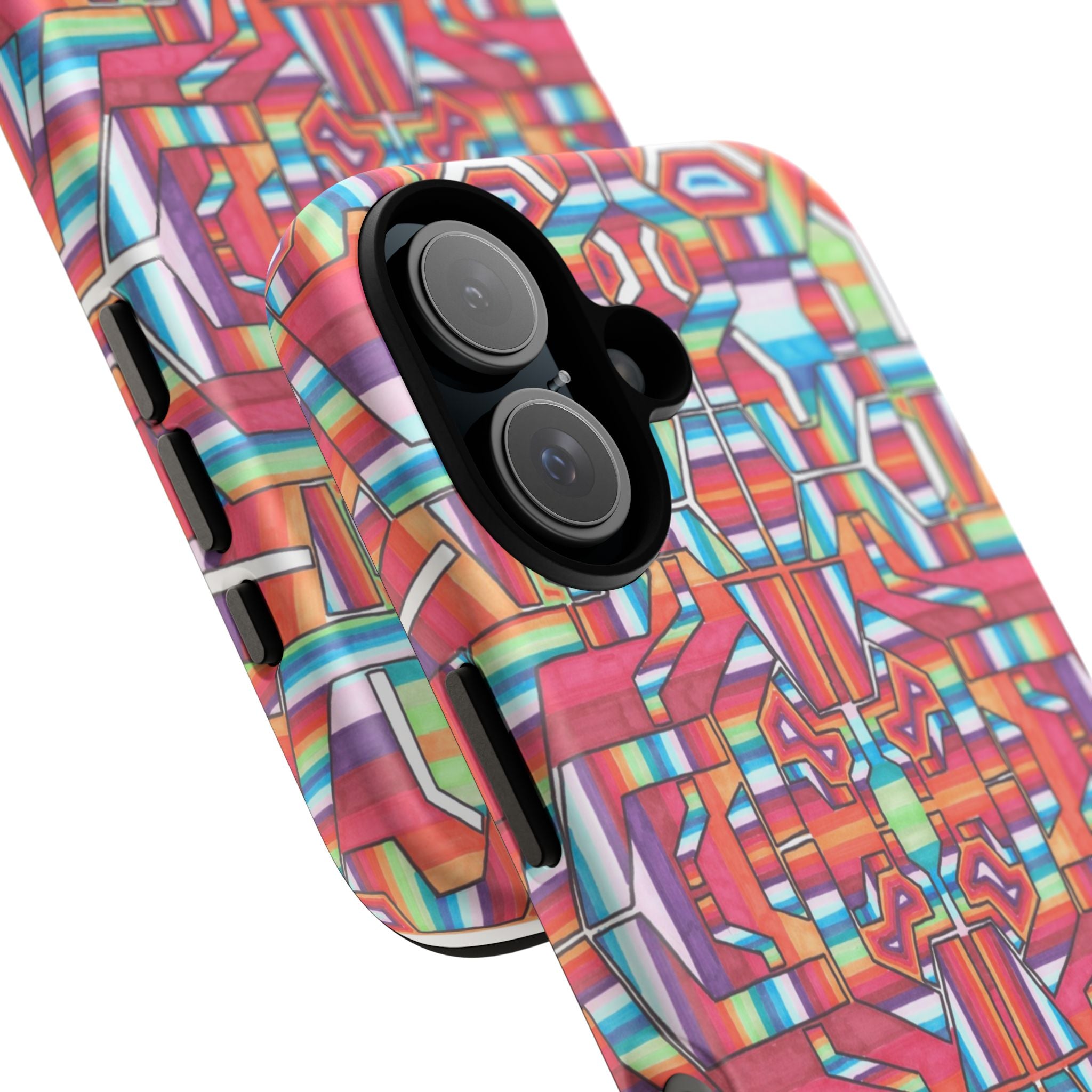 Kaleidoscope Mandala Phone Case — Colorful Protective Tough Case - Artwork 8
