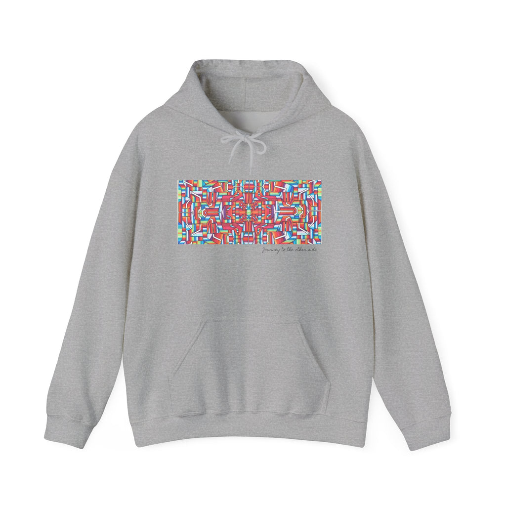 Mandala Folk Art Unisex Hoodie — Vibrant Hand-Drawn Illustration Artwork 8