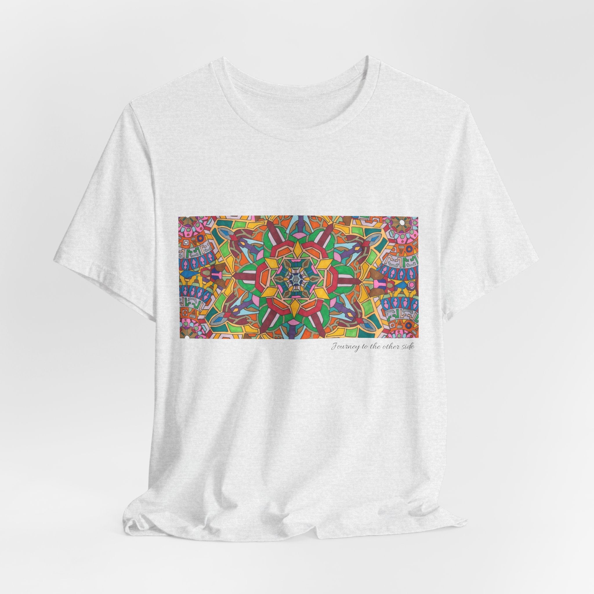 Psychedelic Kaleidoscope Tee — Colorful Mandala Graphic T-Shirt Artwork 3