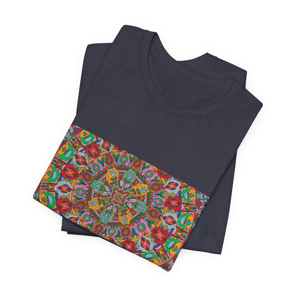 Psychedelic Kaleidoscope Tee — Colorful Mandala Graphic T-Shirt Artwork 1