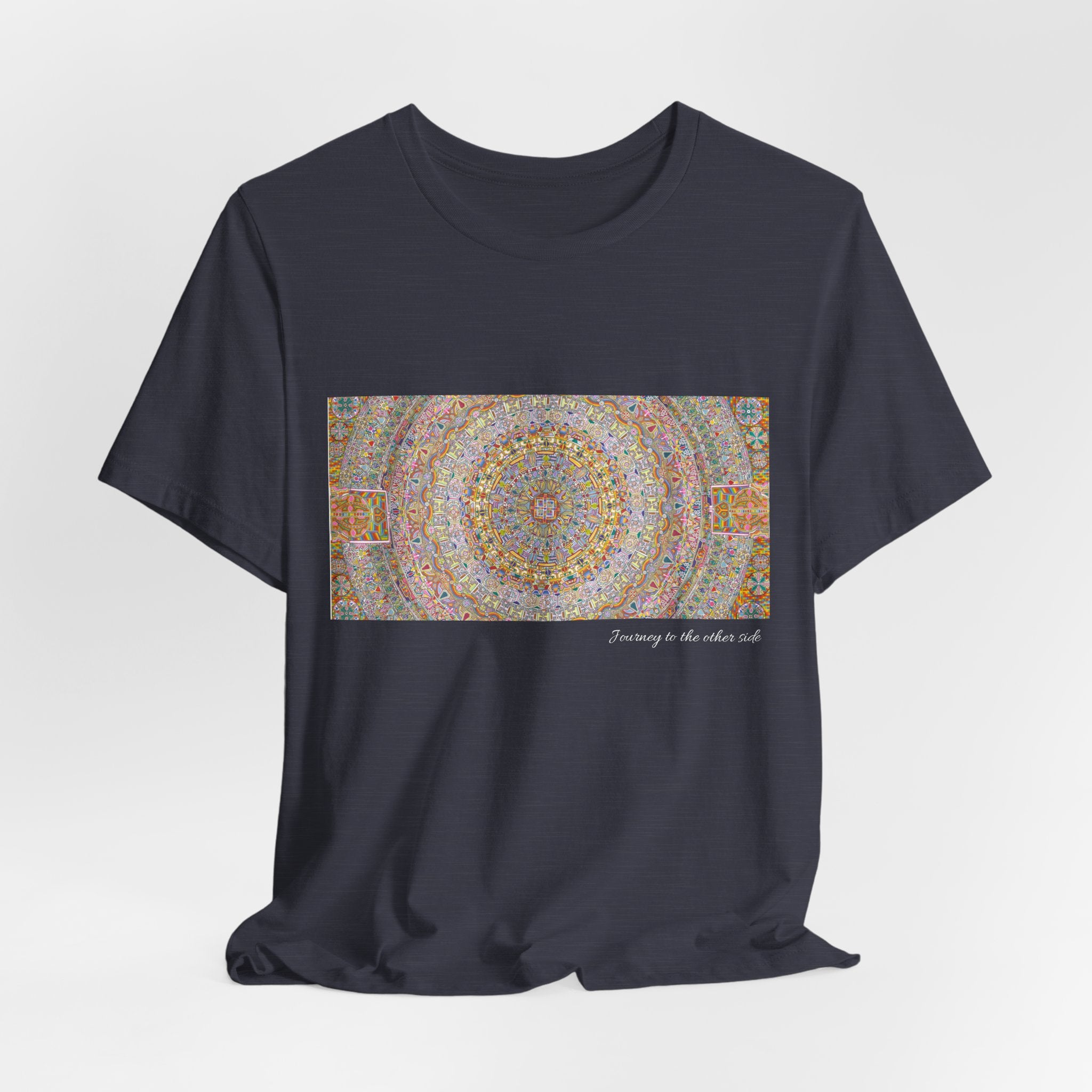 Psychedelic Kaleidoscope Tee — Colorful Mandala Graphic T-Shirt Artwork 7