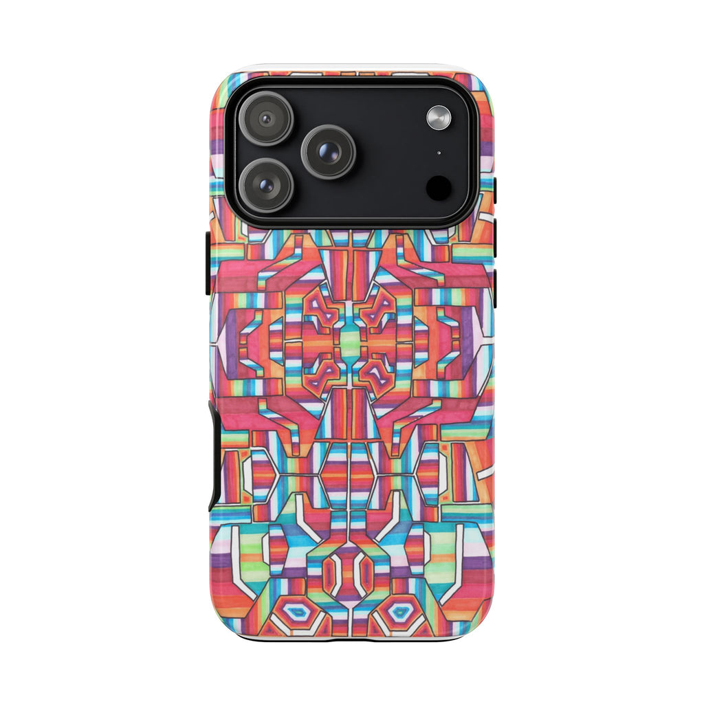 Kaleidoscope Mandala Phone Case — Colorful Protective Tough Case - Artwork 8