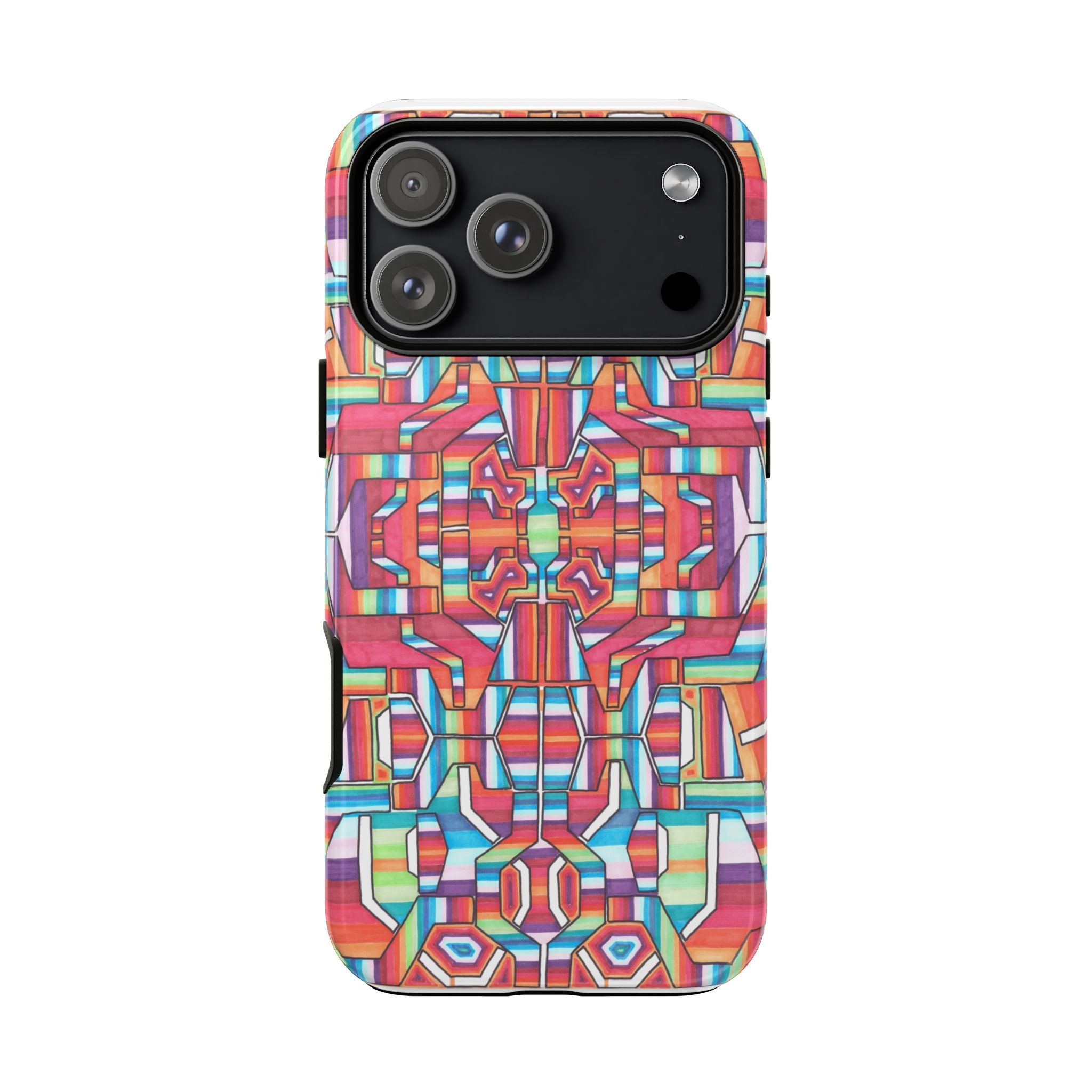 Kaleidoscope Mandala Phone Case — Colorful Protective Tough Case - Artwork 8