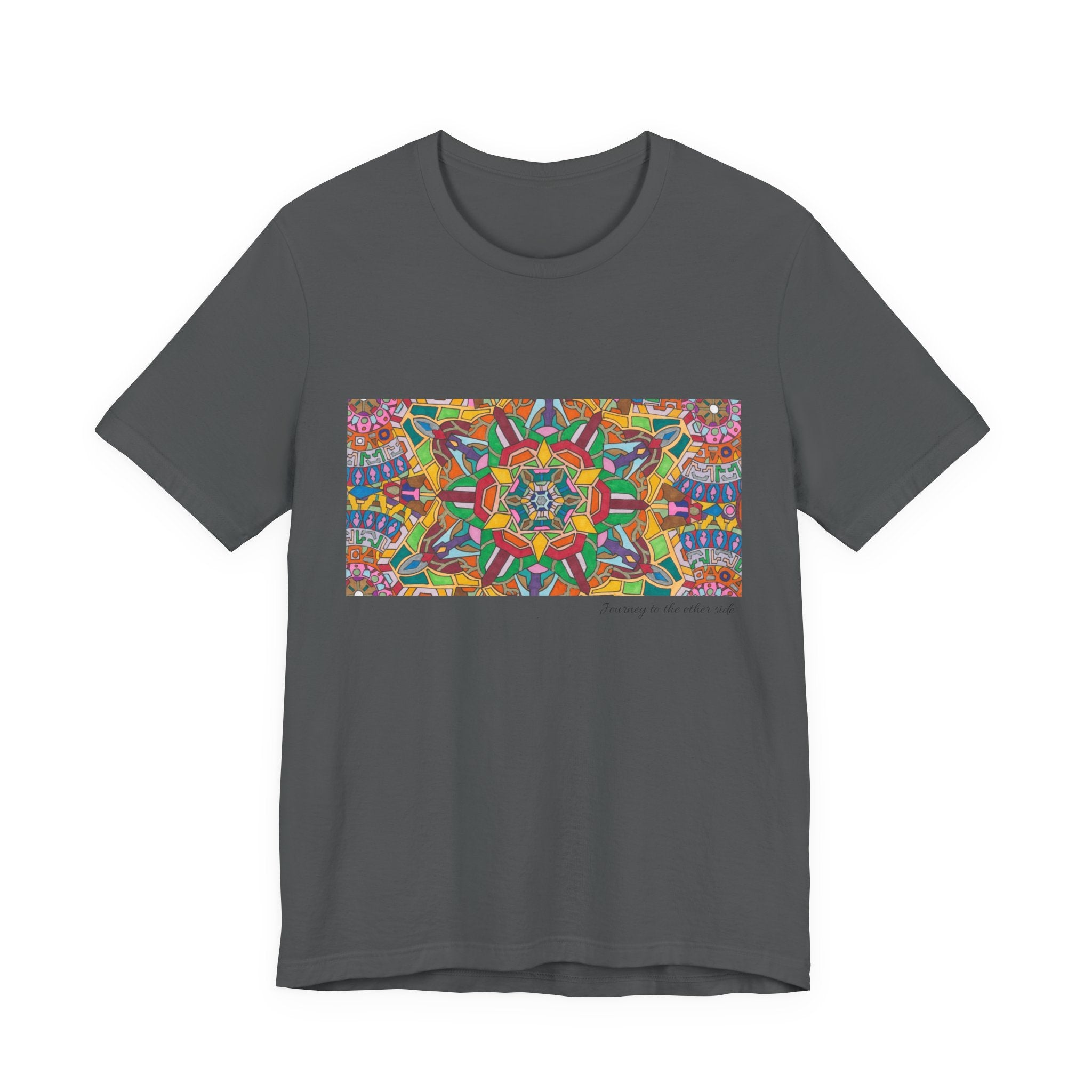 Psychedelic Kaleidoscope Tee — Colorful Mandala Graphic T-Shirt Artwork 3
