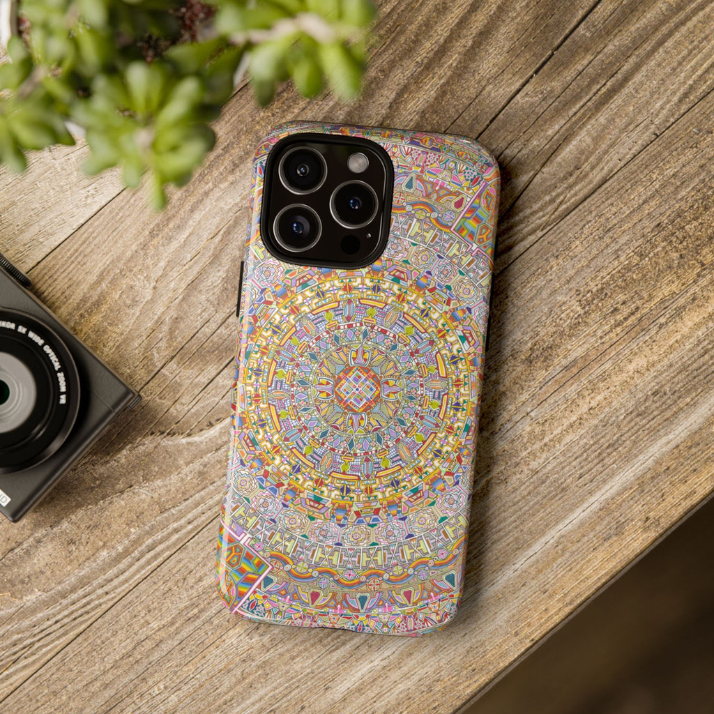 Kaleidoscope Mandala Phone Case — Colorful Protective Tough Case - Artwork 7