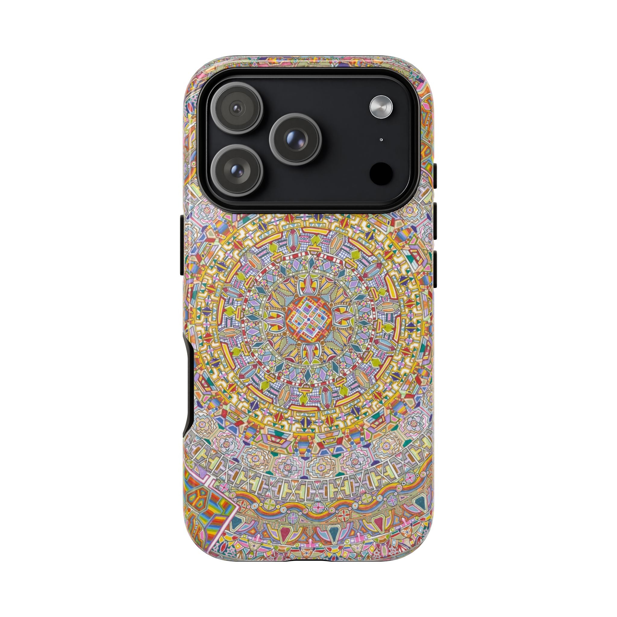 Kaleidoscope Mandala Phone Case — Colorful Protective Tough Case - Artwork 7