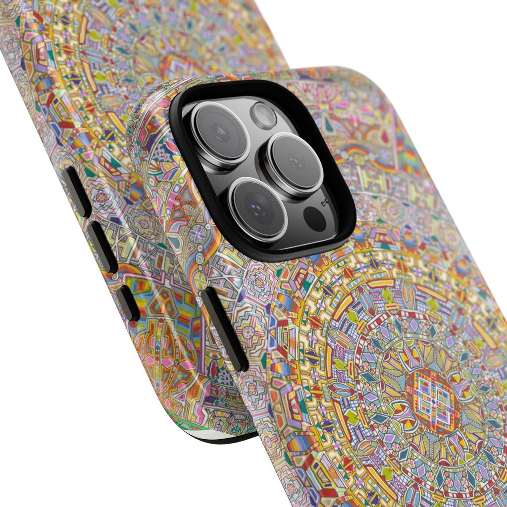 Kaleidoscope Mandala Phone Case — Colorful Protective Tough Case - Artwork 7