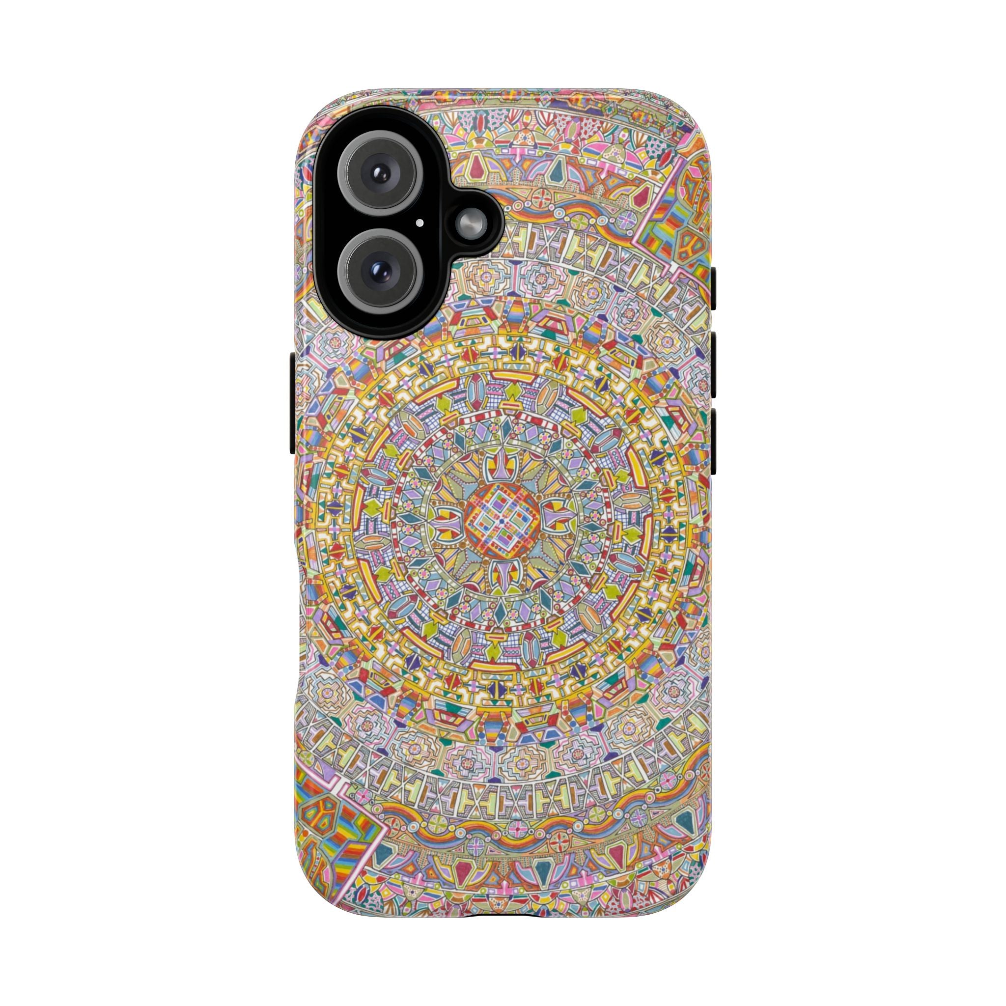 Kaleidoscope Mandala Phone Case — Colorful Protective Tough Case - Artwork 7