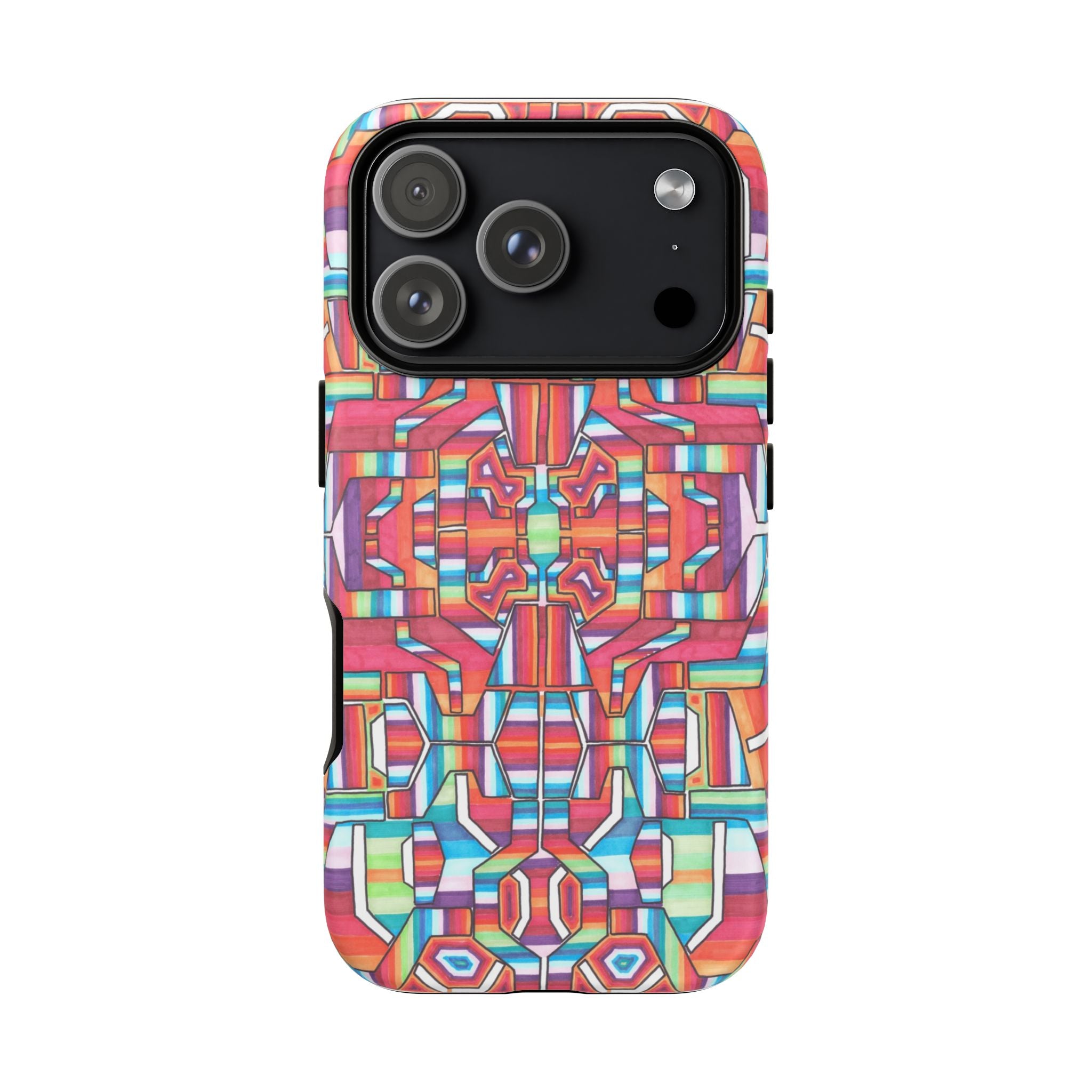 Kaleidoscope Mandala Phone Case — Colorful Protective Tough Case - Artwork 8