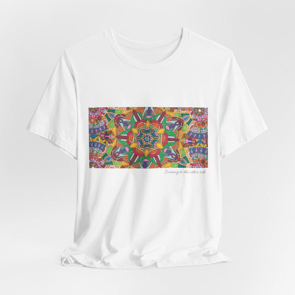 Psychedelic Kaleidoscope Tee — Colorful Mandala Graphic T-Shirt Artwork 3