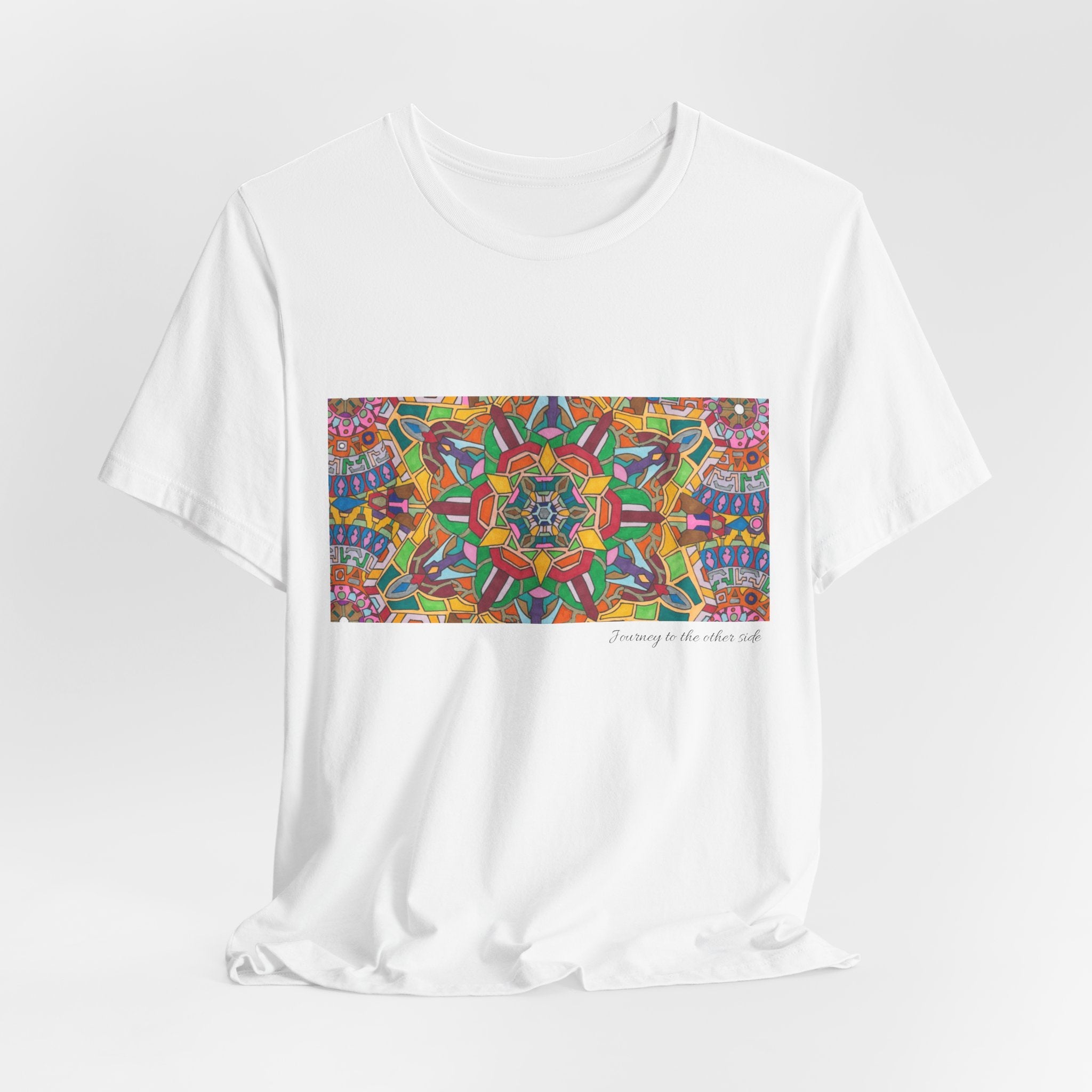 Psychedelic Kaleidoscope Tee — Colorful Mandala Graphic T-Shirt Artwork 3