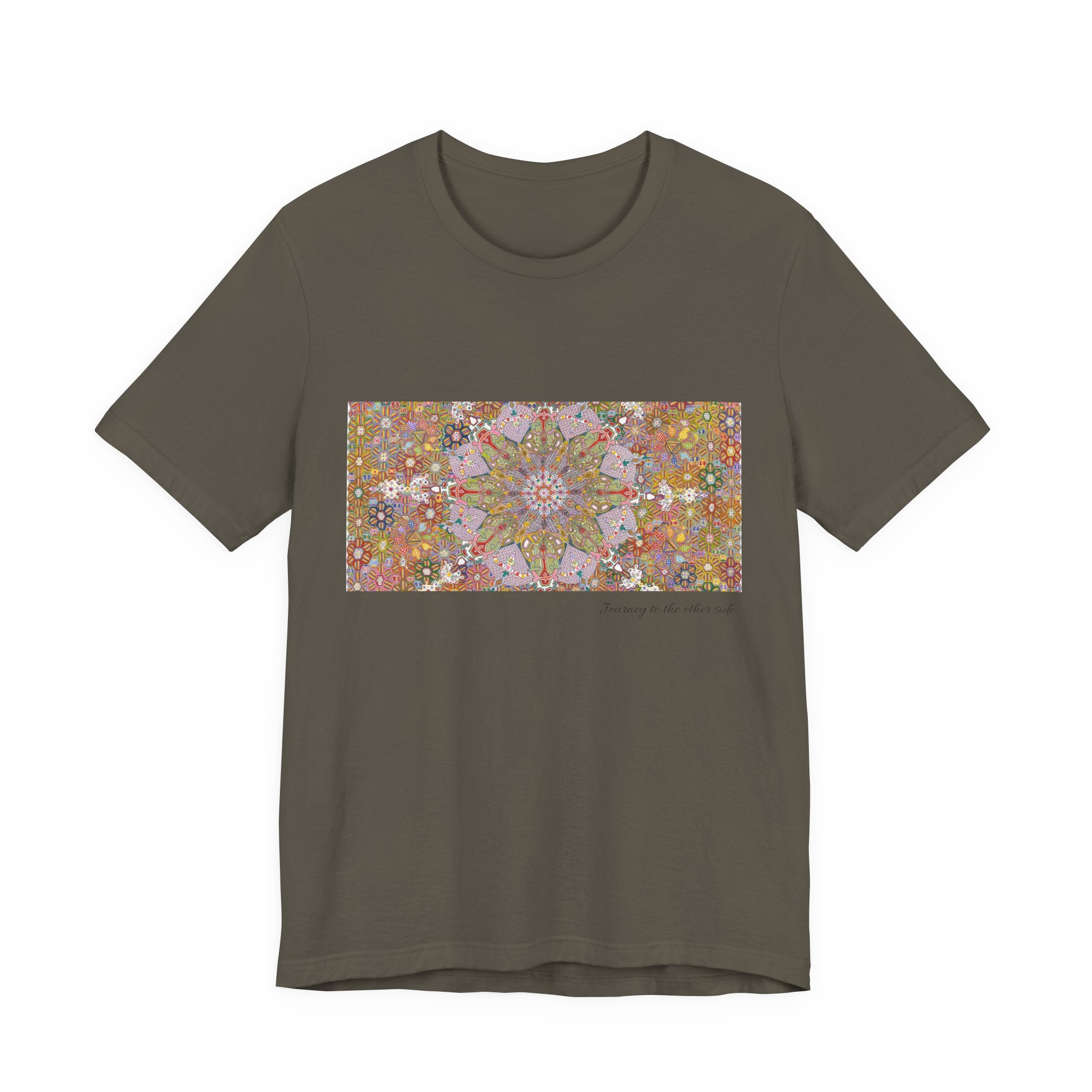 Psychedelic Kaleidoscope Tee — Colorful Mandala Graphic T-Shirt Artwork 6