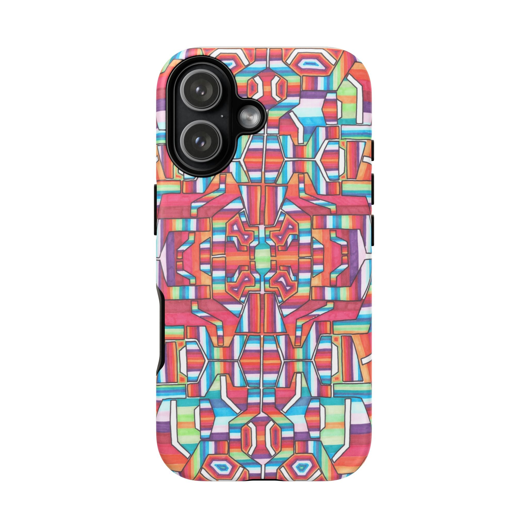 Kaleidoscope Mandala Phone Case — Colorful Protective Tough Case - Artwork 8