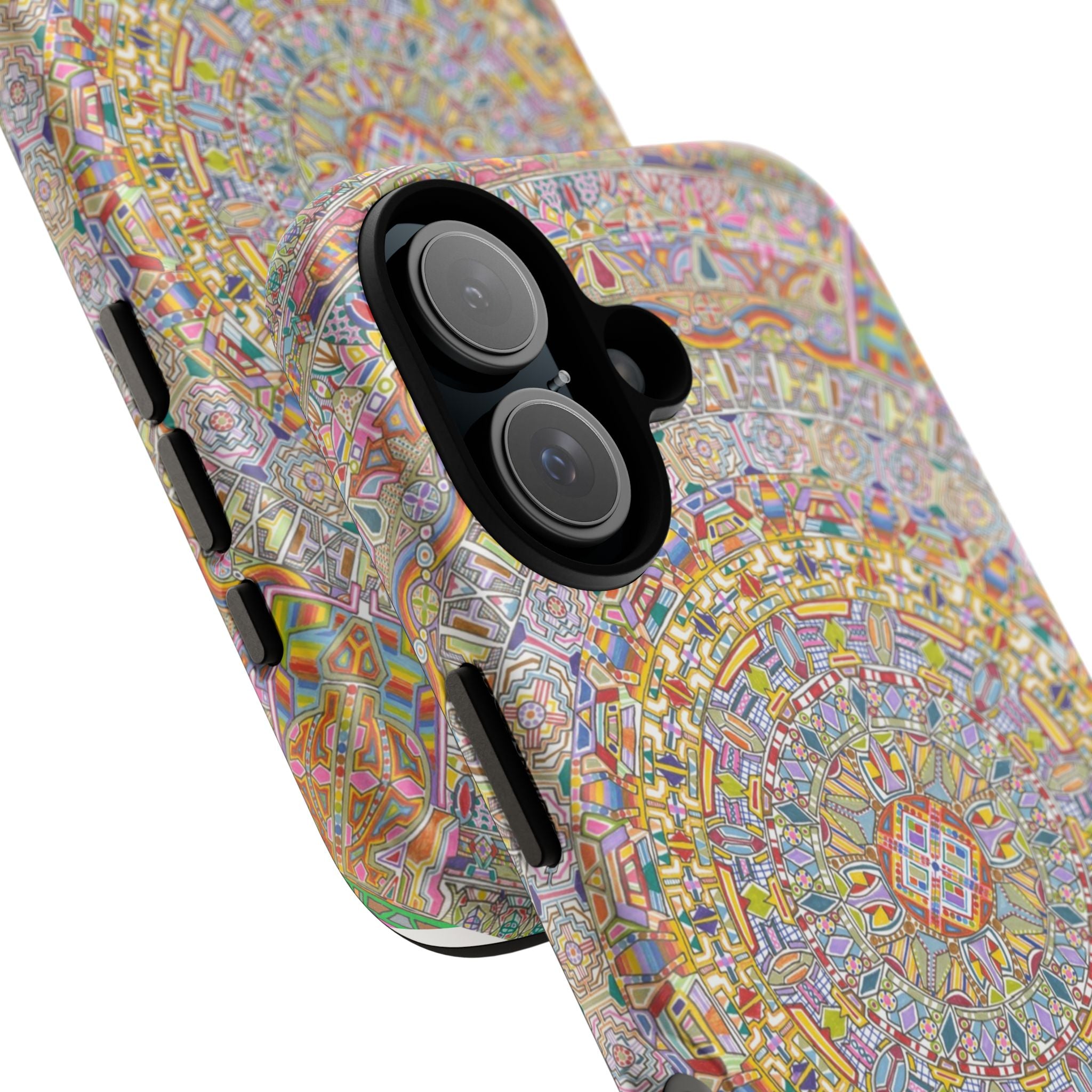 Kaleidoscope Mandala Phone Case — Colorful Protective Tough Case - Artwork 7