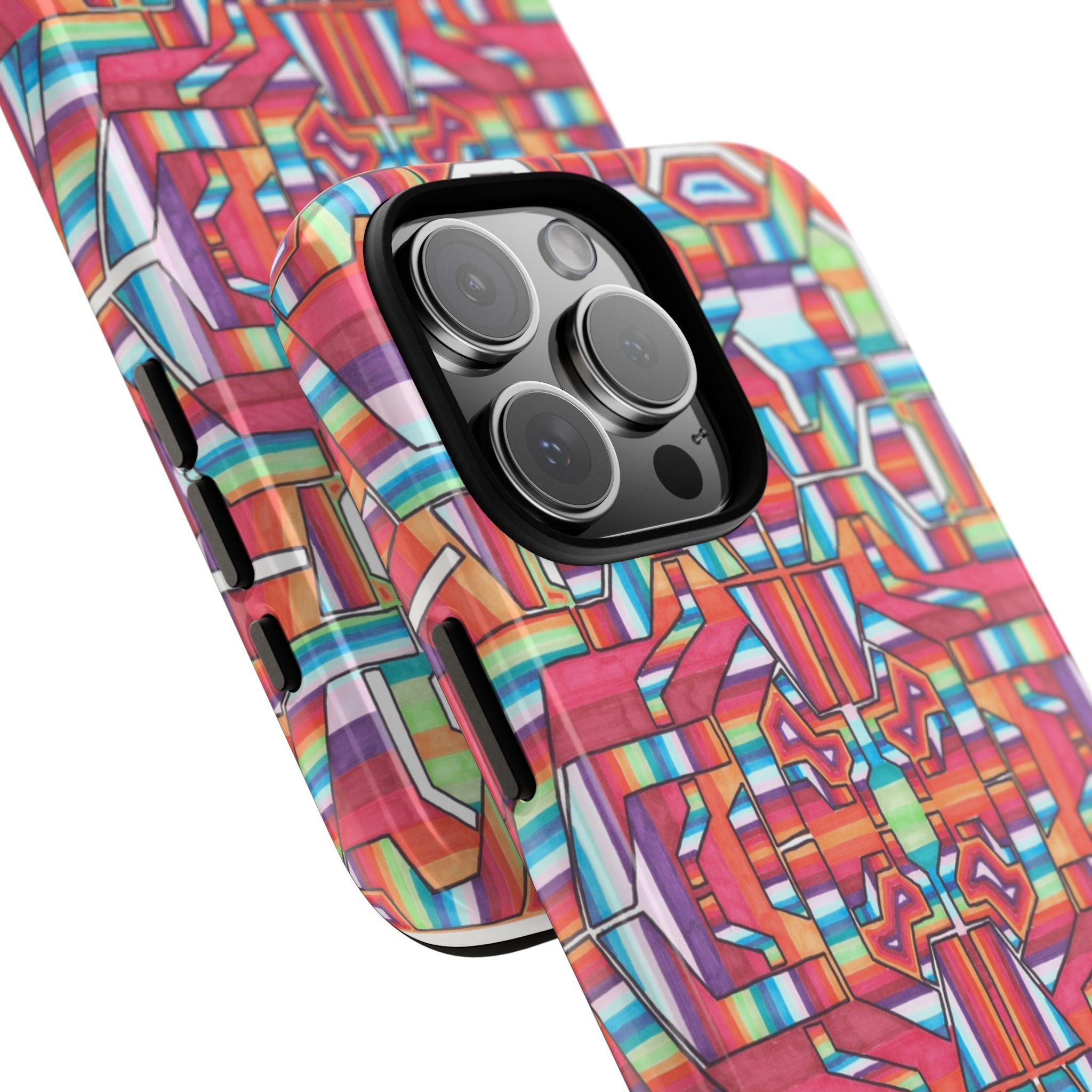 Kaleidoscope Mandala Phone Case — Colorful Protective Tough Case - Artwork 8