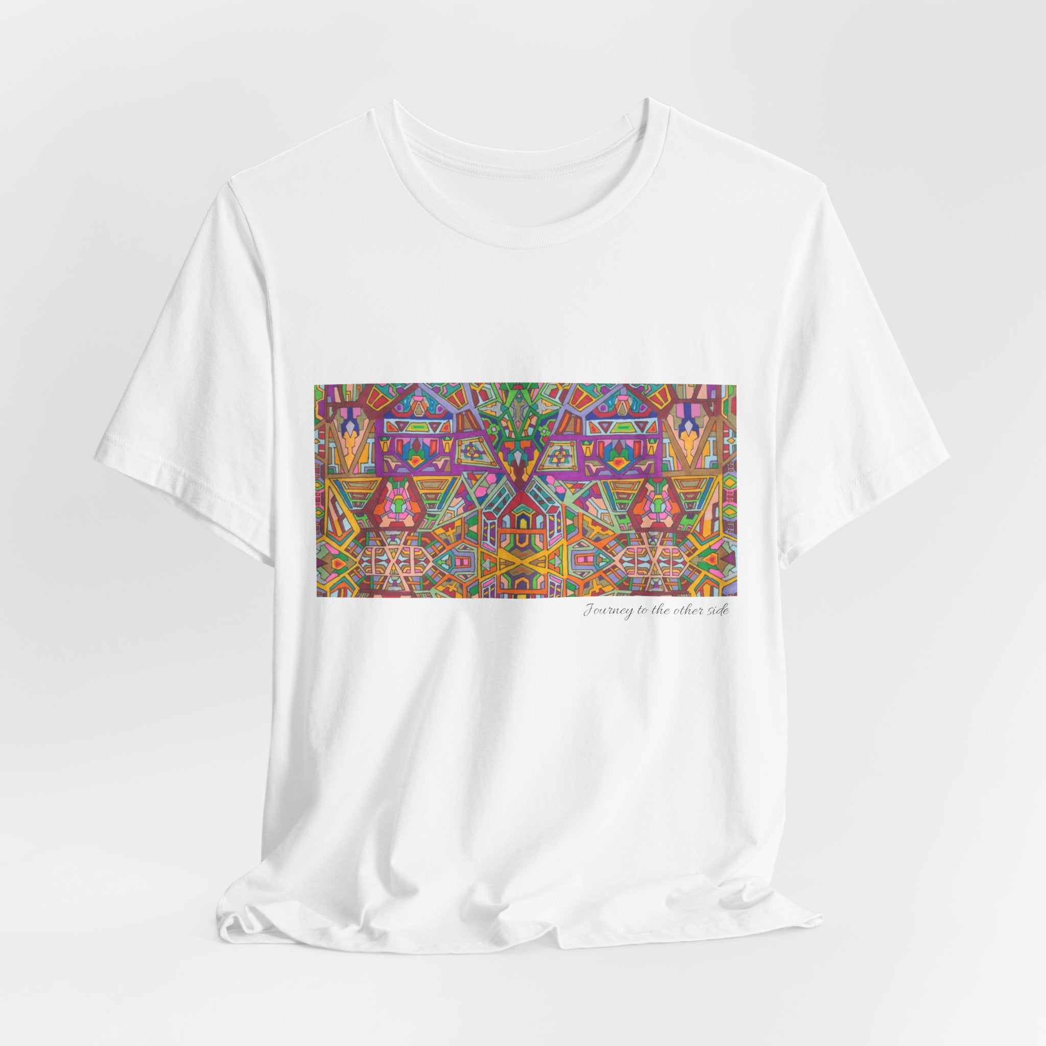 Psychedelic Kaleidoscope Tee — Colorful Mandala Graphic T-Shirt Artwork 2