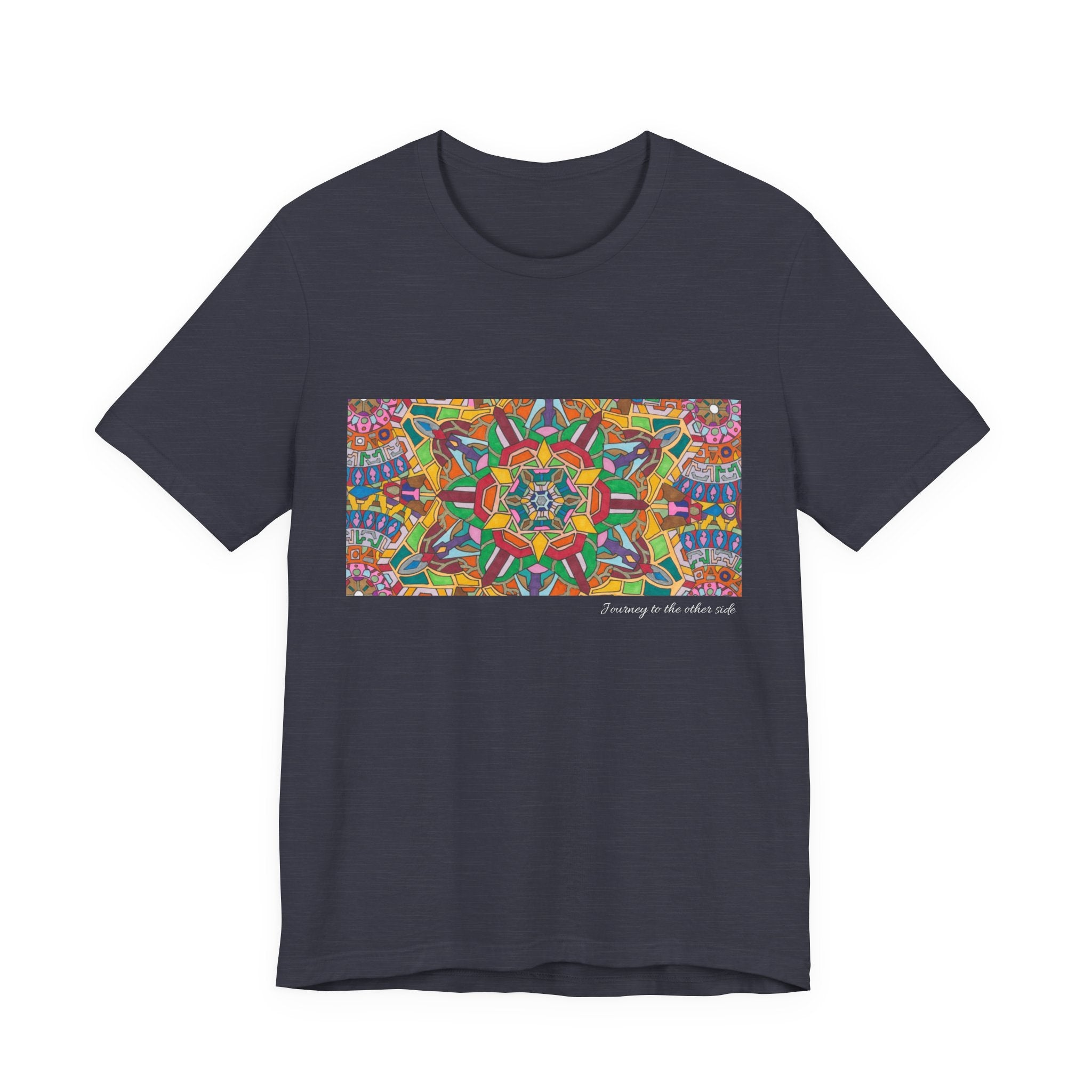 Psychedelic Kaleidoscope Tee — Colorful Mandala Graphic T-Shirt Artwork 3