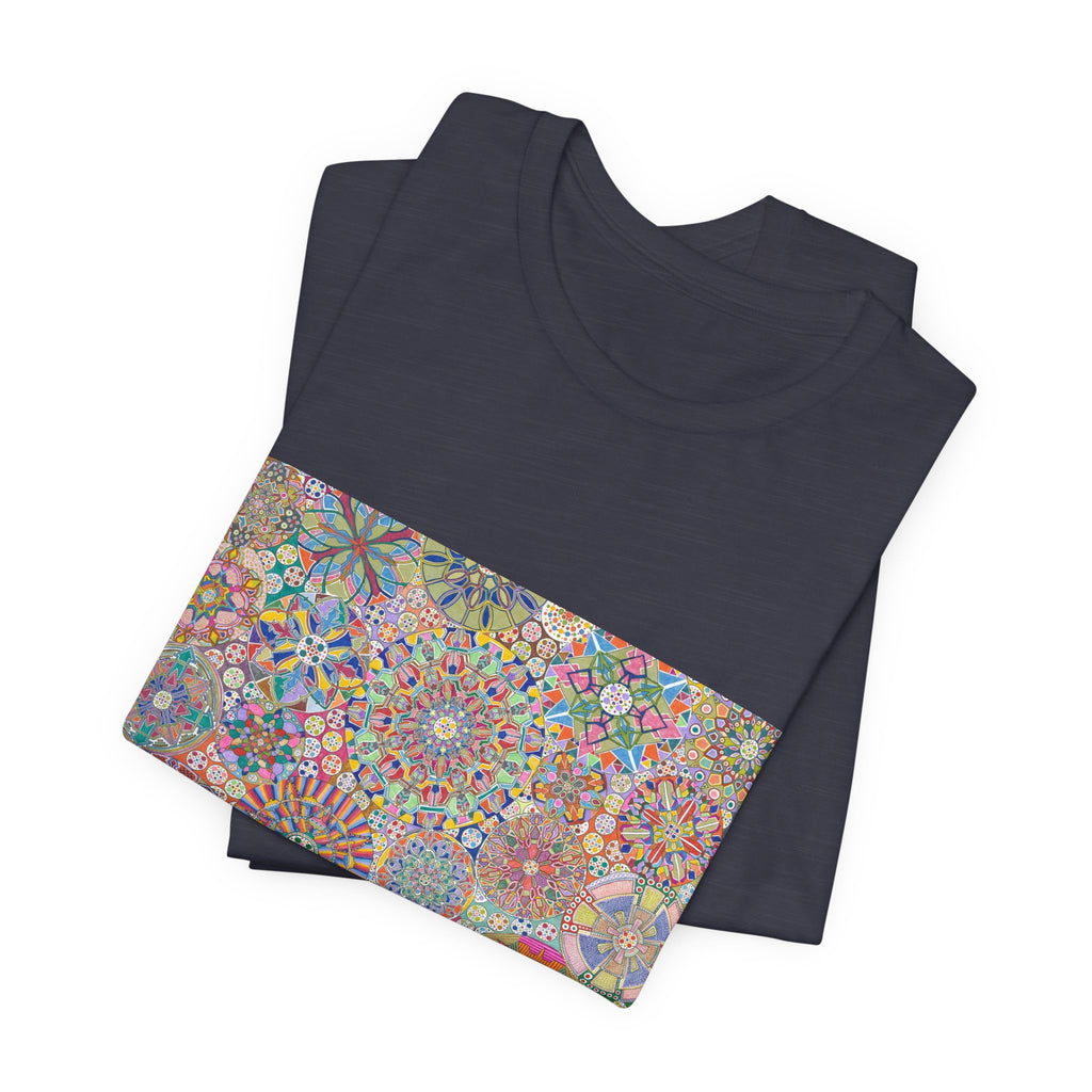 Psychedelic Kaleidoscope Tee — Colorful Mandala Graphic T-Shirt Artwork 5